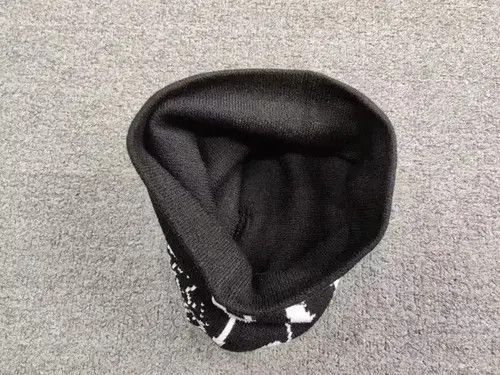 Other Spider Web Sword Graphic No Cuff Beanie Hat Black Size ONE SIZE - 4 Thumbnail