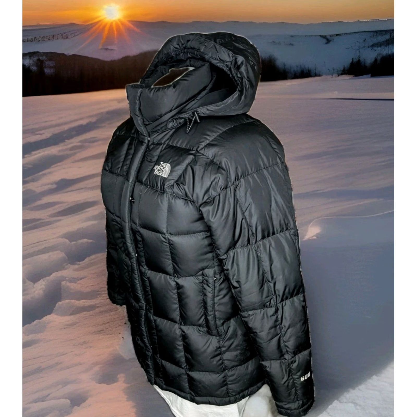 The North Face The North Face Metropolis Jacket Womens Small Black Down Puffer Hood Parka Winter Size S / US 4 / IT 40 - 5 Thumbnail
