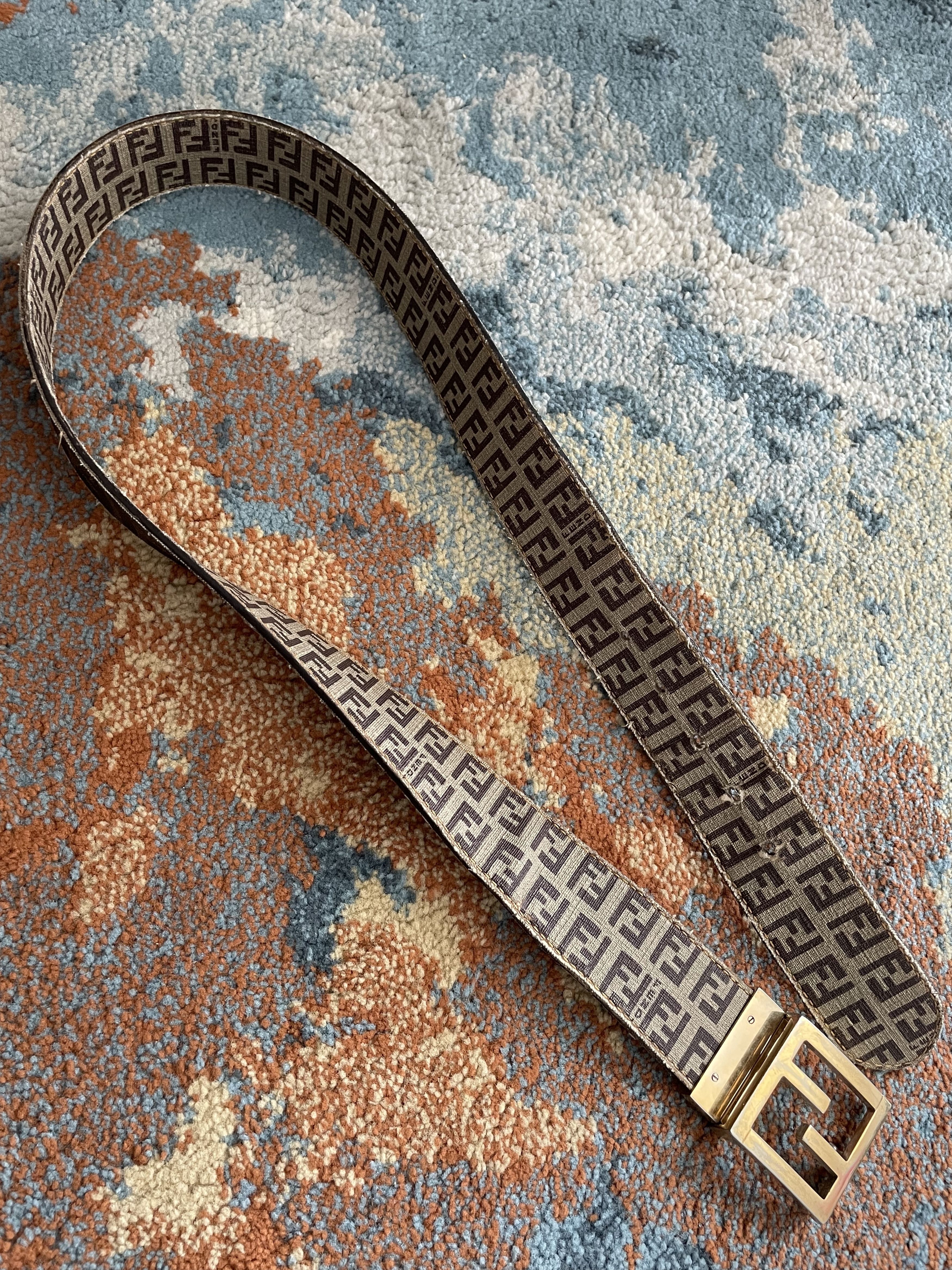 Fendi Fendi Vintage Monogram Canvas Belt Size ONE SIZE - 9 Thumbnail