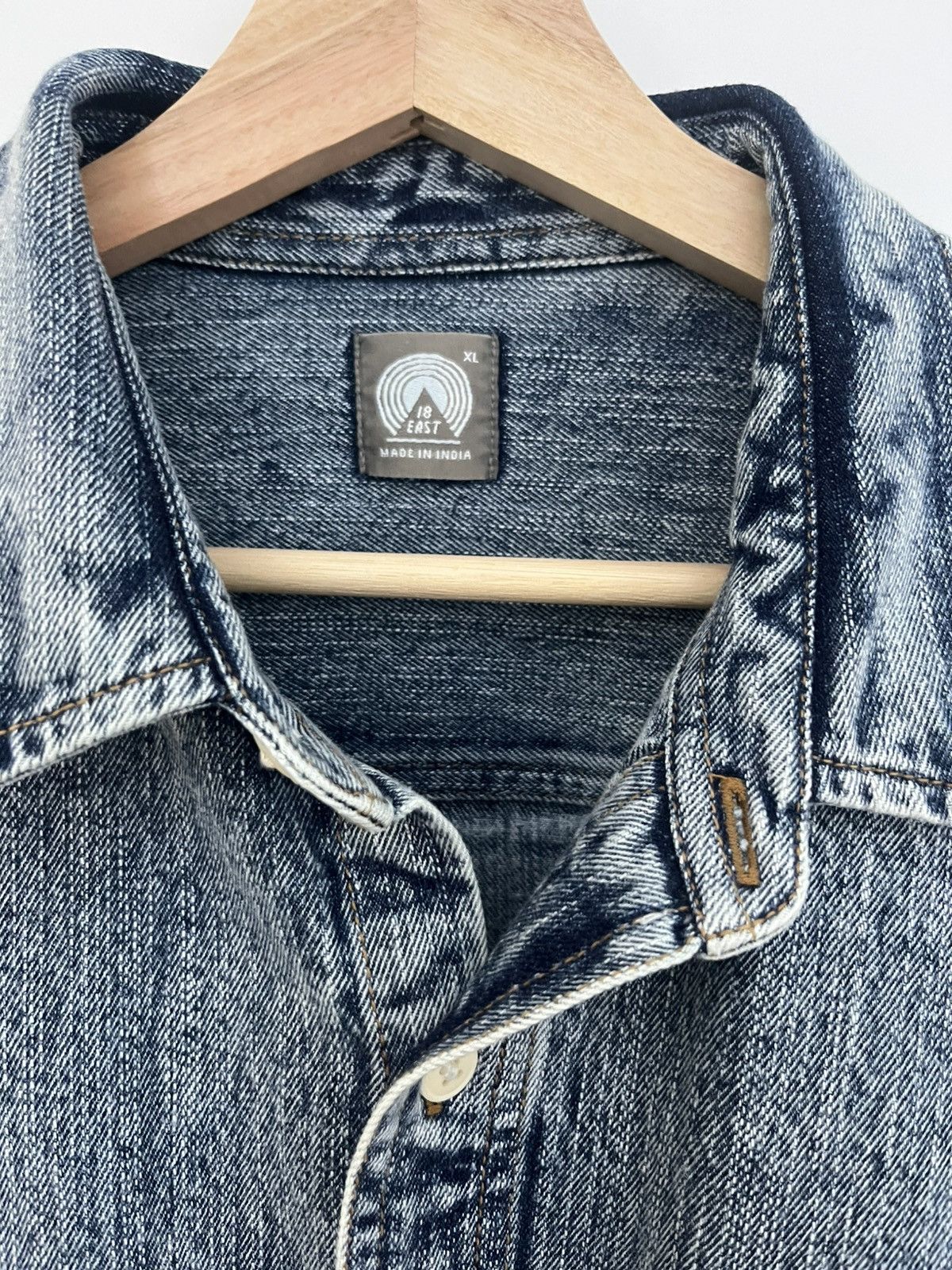 18 East Denim Shirt Size US XL / EU 56 / 4 - 2 Thumbnail