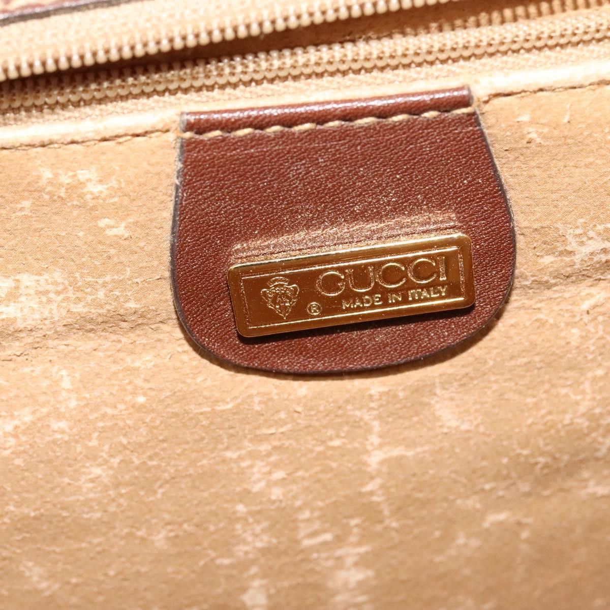 Gucci GUCCI GG Canvas Shoulder Bag Brown Gold 004 49 004 49 Size ONE SIZE - 16 Thumbnail