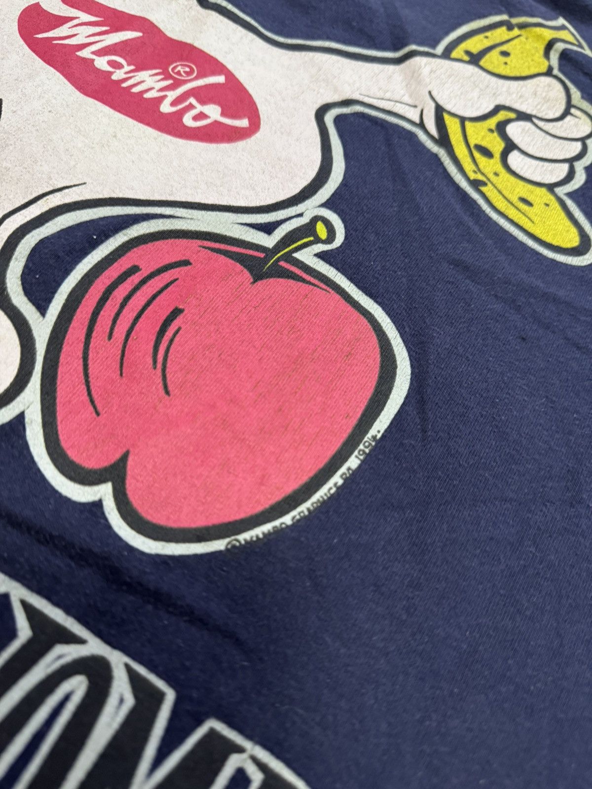 Mambo Mambo 1994 Vintage Fruit of The Womb Humor T Shirt Surf Size US XL / EU 56 / 4 - 12 Thumbnail