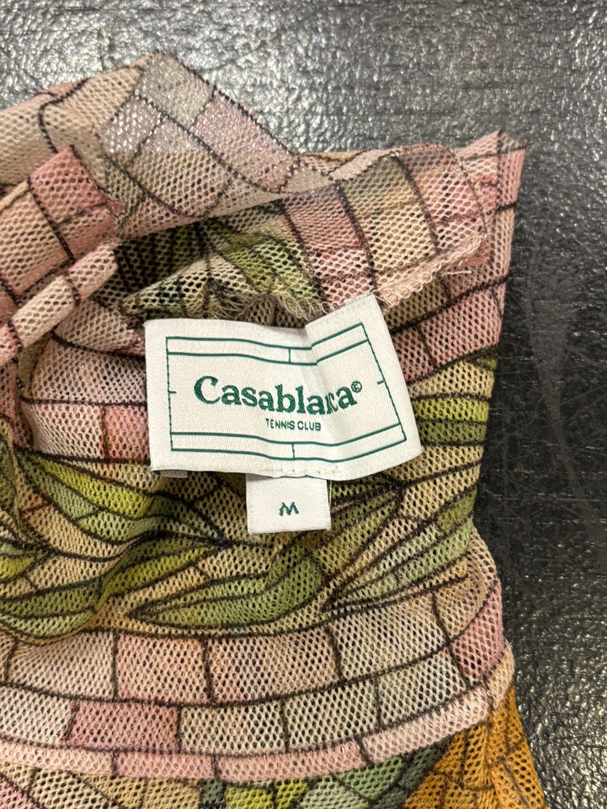 Casablanca Casablanca Mosaic de Damas Mesh Turtleneck Top Size M / US 6-8 / IT 42-44 - 4 Thumbnail