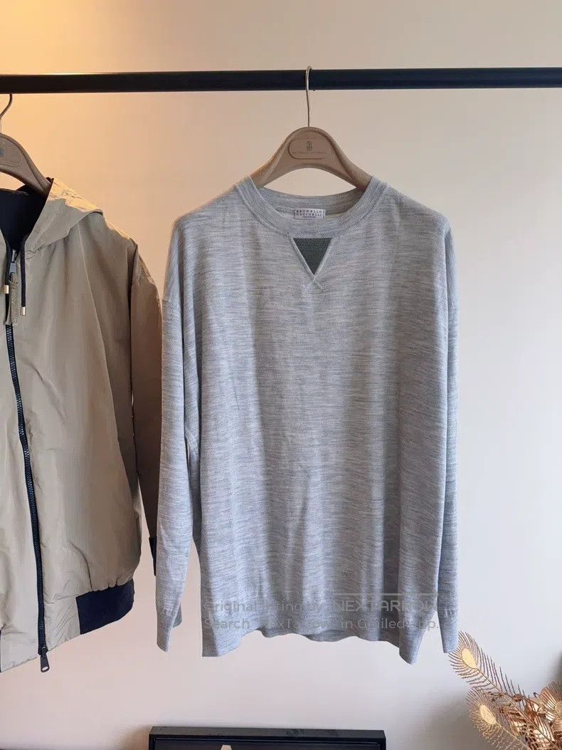 Brunello Cucinelli Brunello Cucinelli Knit crew neck sweater Size M / US 6-8 / IT 42-44 - 1 Thumbnail