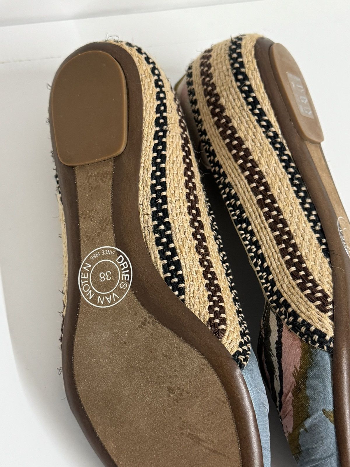Dries Van Noten Dries Van Noten Printed Espadrille Flats Size 38 Size US 8 / IT 38 - 14 Thumbnail