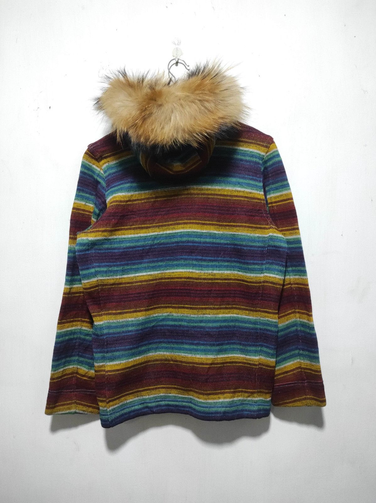 Japanese Brand Stripe zip fur hoodie ifsix LGB style Size US M / EU 48-50 / 2 - 11 Thumbnail
