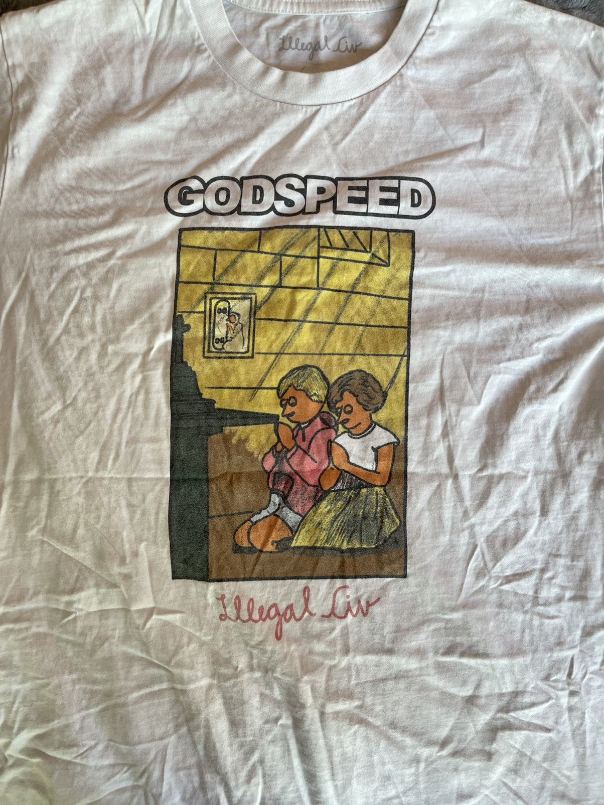 Illegal Civilization Illegal Civilization Godspeed T-Shirt White Size US M / EU 48-50 / 2 - 2 Thumbnail
