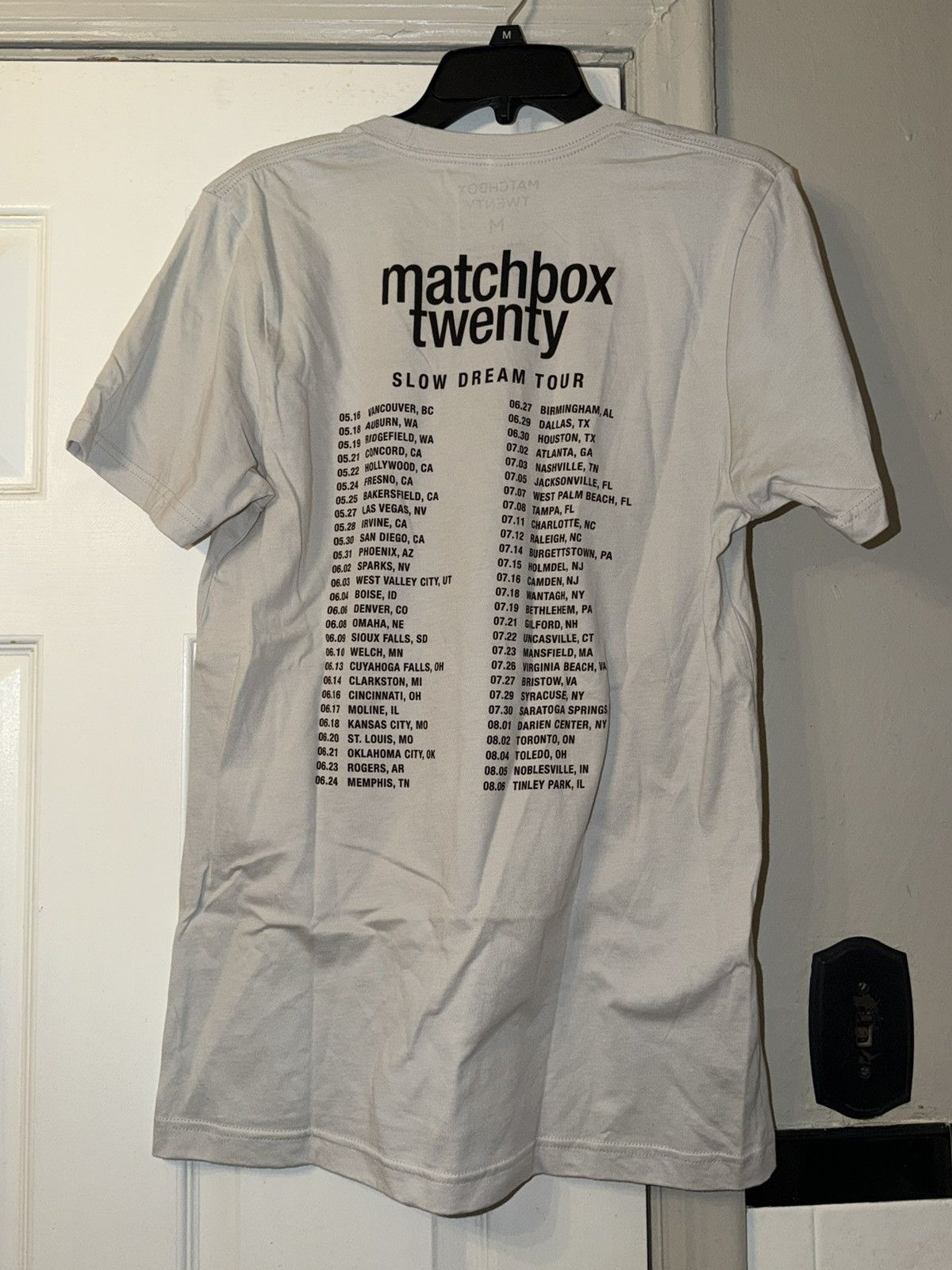 Band Tees Matchbox Twenty Slow Dream Tour Graphic T Shirt Size Medium Size US M / EU 48-50 / 2 - 2 Thumbnail
