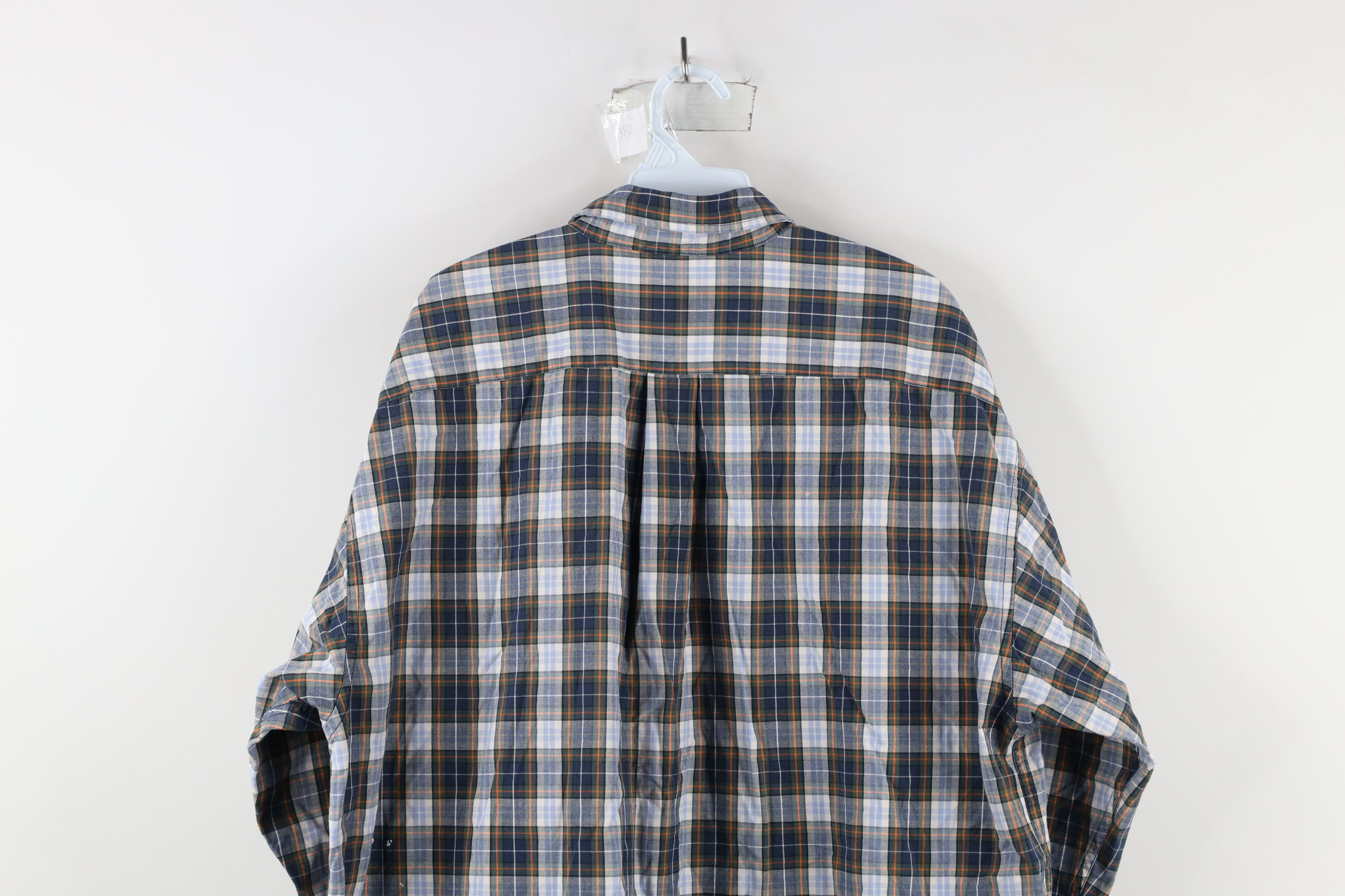 Gap × Vintage Vintage 90s Gap Collared Button Down Shirt Plaid Cotton Size US XL / EU 56 / 4 - 13 Thumbnail