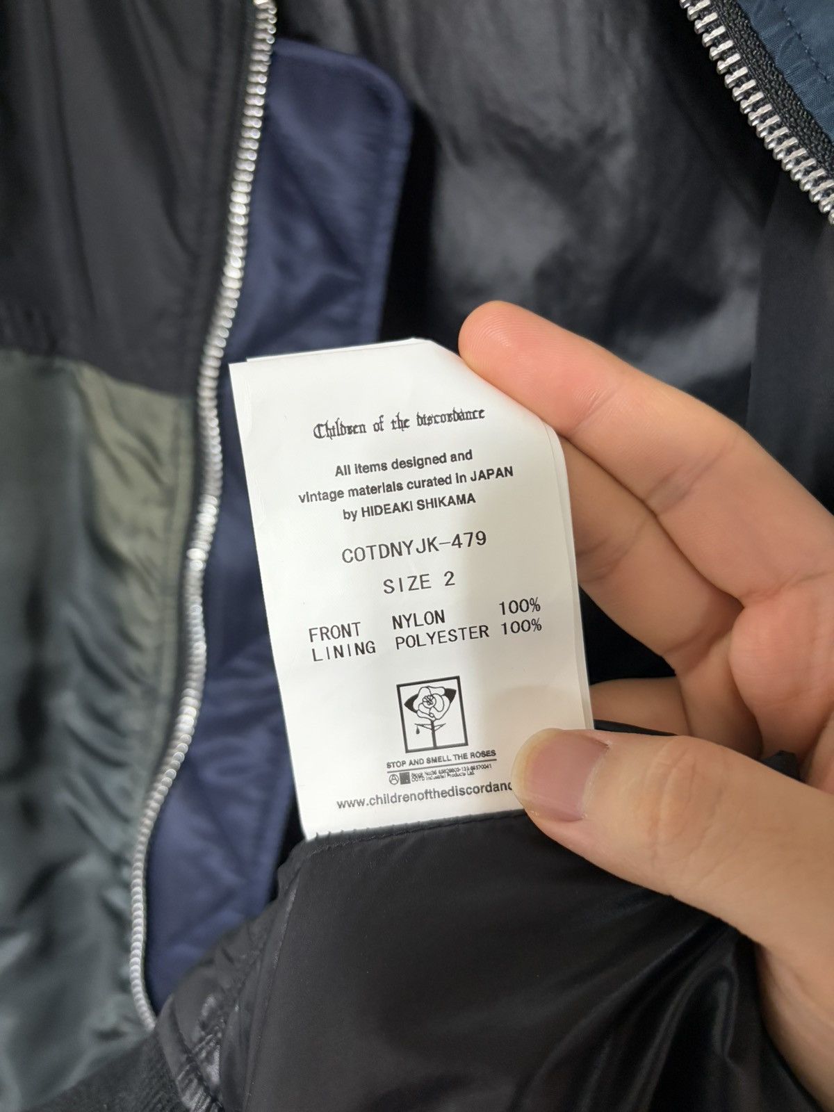 Children of the discordance Re-constructed MA-1 bomber jacket Size US M / EU 48-50 / 2 - 9 Thumbnail