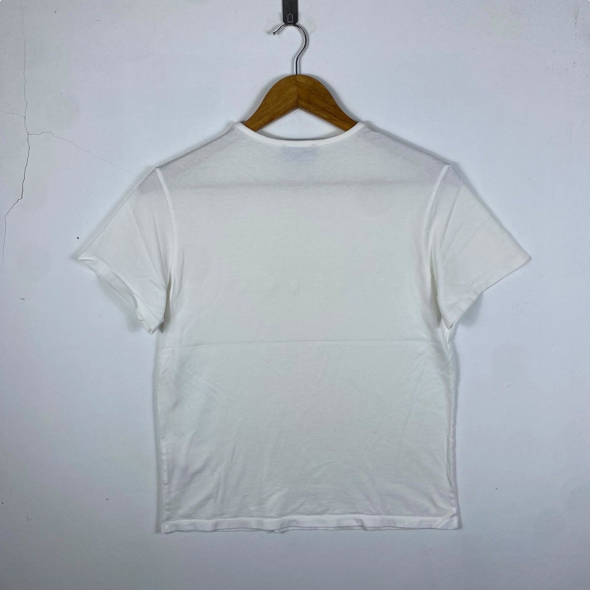 A.P.C. A.P.C. White On White Embroidery Logo Tee Shirt Extra Small Size XS / US 0-2 / IT 36-38 - 4 Thumbnail