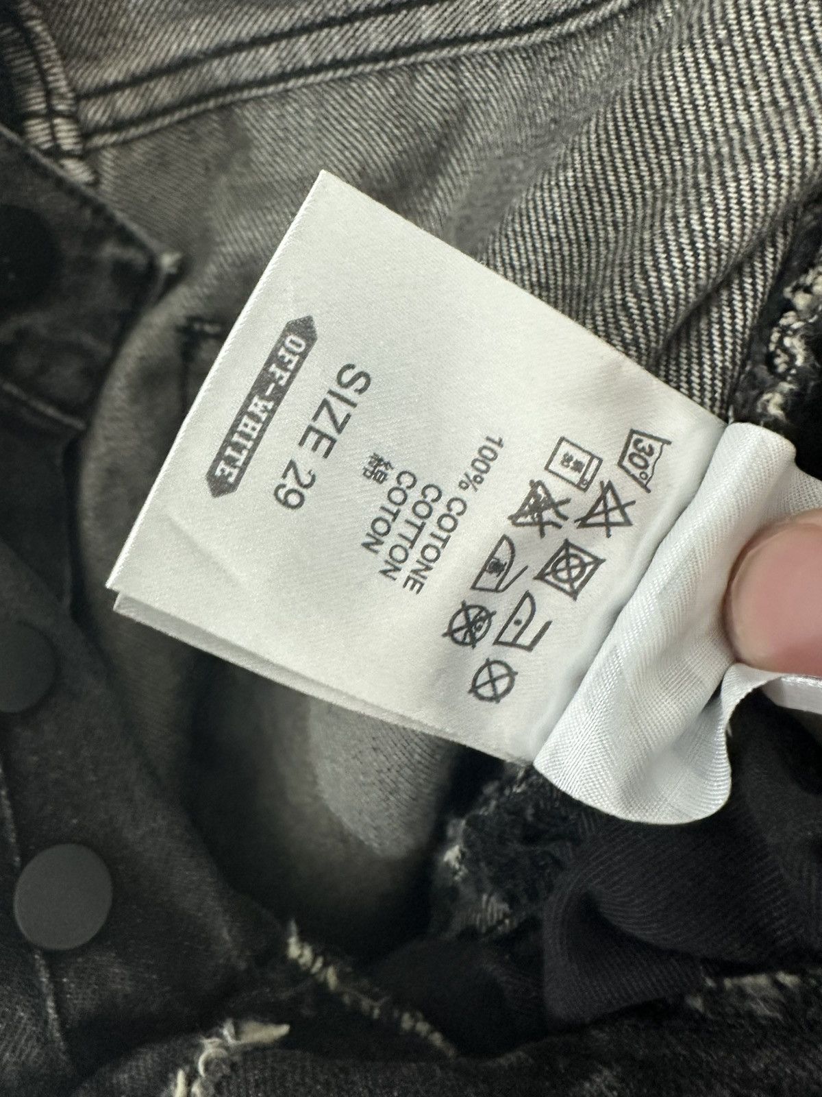 Off-White Off White Denim Size US 29 - 11 Thumbnail