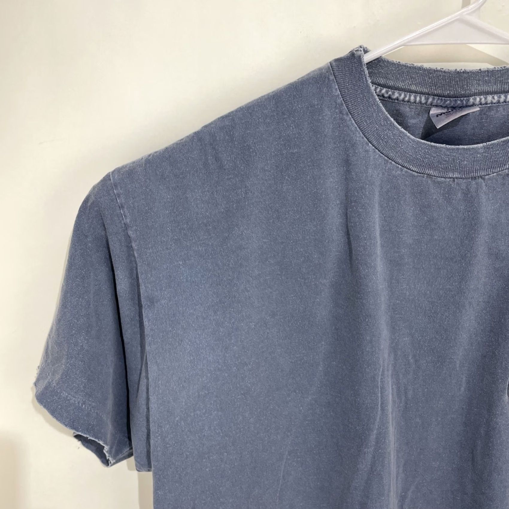 Vintage VINTAGE Giant Drop Six Flags Park T Shirt Ride Made In USA Pocket XXL Blue Mens Shirts 1980s Graphic Print Cotton Short Sleeve Crew Neck Regular Fit Size US XXL / EU 58 / 5 - 4 Thumbnail