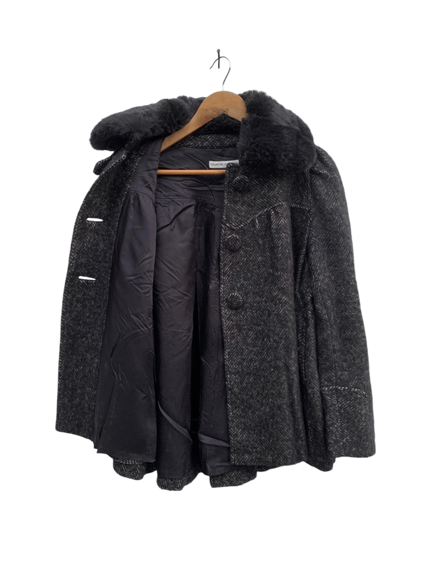 Tsumori Chisato Tsumori Chisato X issey miyaki Fur Collar Woman Jacket Size M / US 6-8 / IT 42-44 - 5 Thumbnail