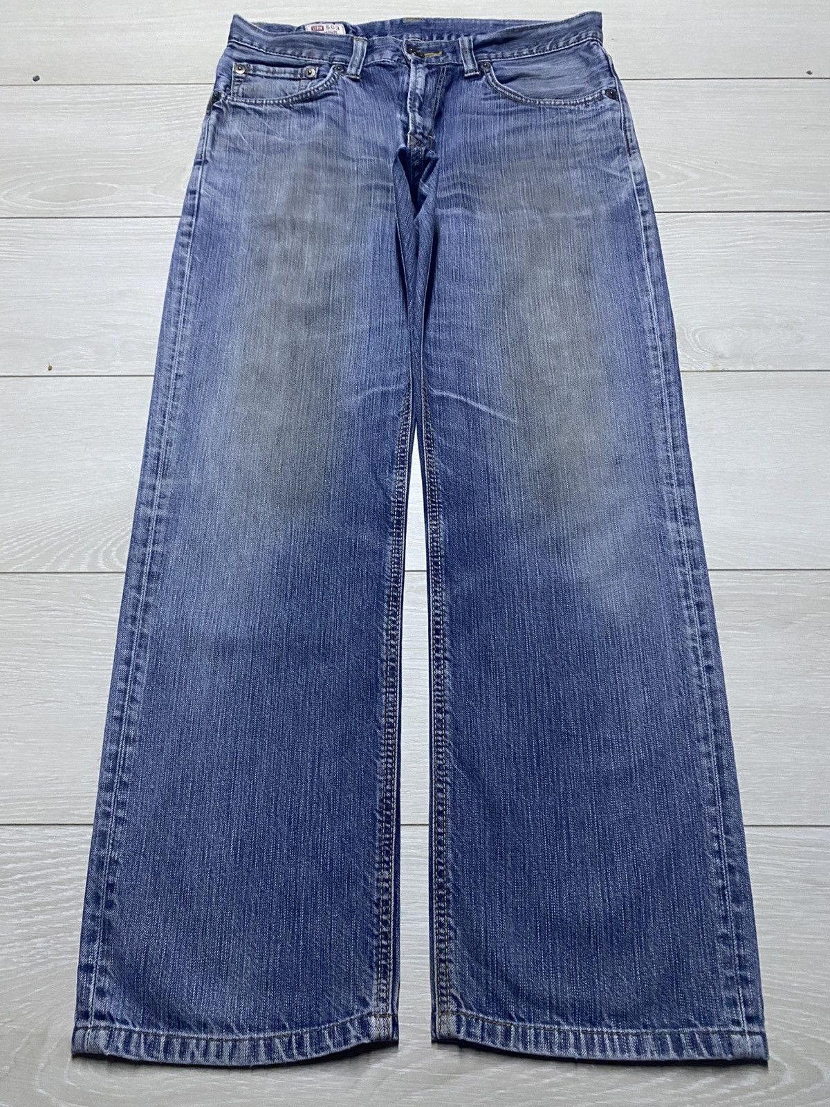 Edwin Vintage Edwin 503 Premium Grunge Distressed Loose Jeans Size US 33 - 1 Thumbnail