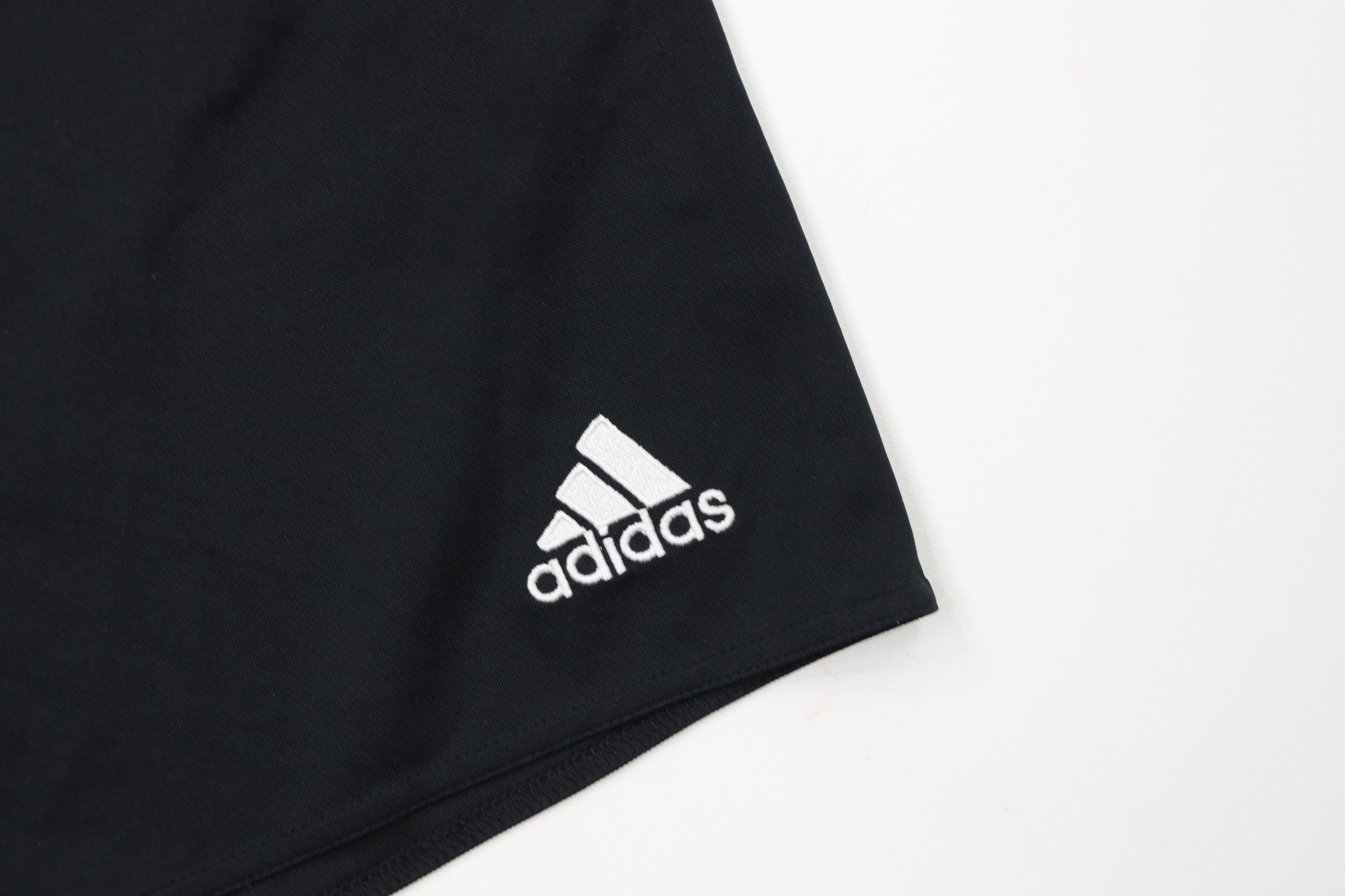 Adidas × Vintage Vintage Adidas Spell Out Running Jogging Soccer Shorts Black Size US 32 / EU 48 - 5 Thumbnail