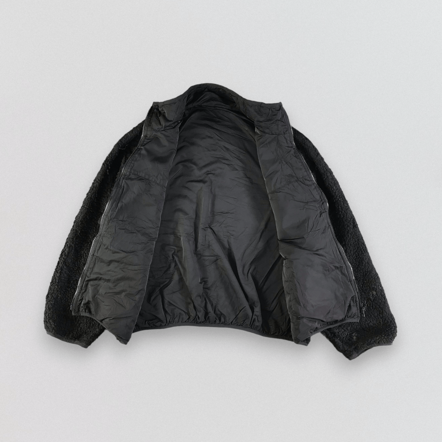 Japanese Brand Japanese Brand Black Fleece Jacket Size US M / EU 48-50 / 2 - 2 Thumbnail