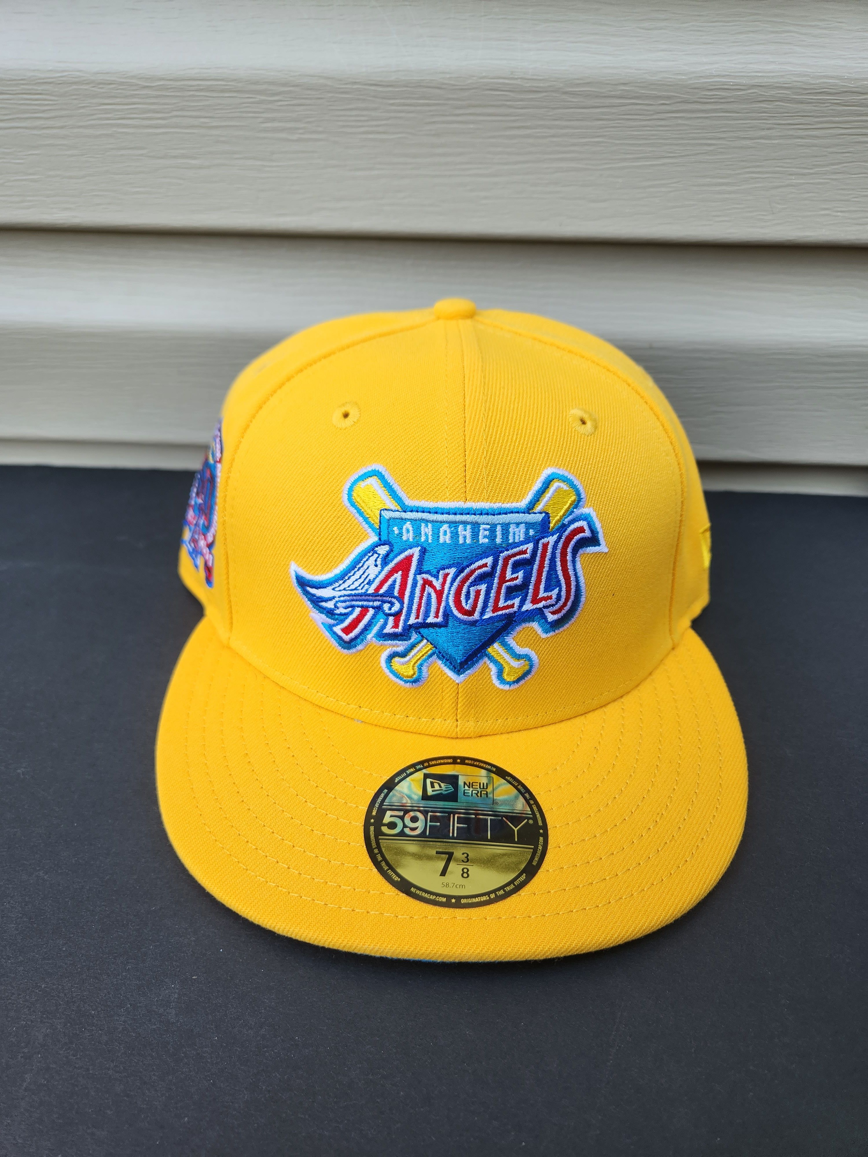 New Era NEW ERA 59FIFTY HAT WHEELS LOS ANGELES ANGELS 7 3/8 | Grailed
