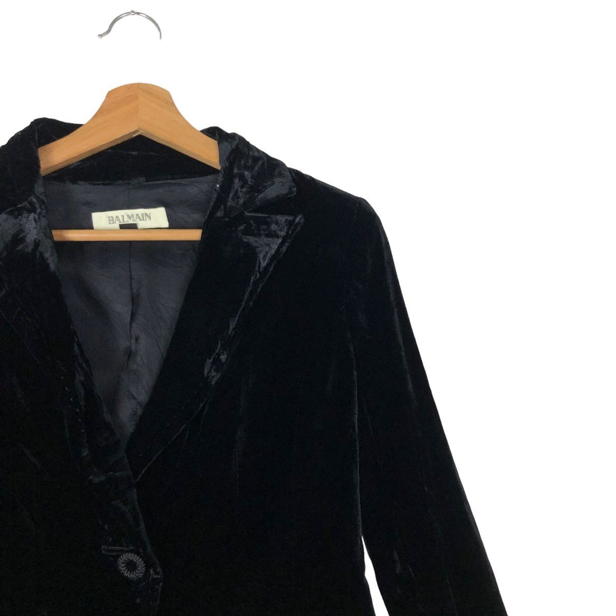 Balmain 🔥Rich Black - Suits Velvet Coats Jacket Balmain Paris Size M / US 6-8 / IT 42-44 - 6 Thumbnail