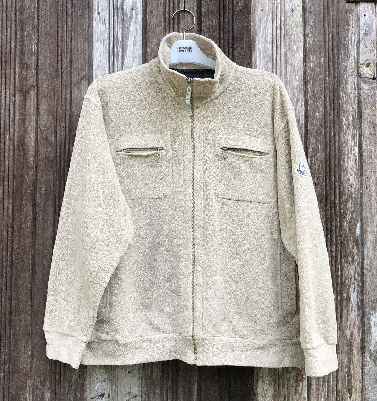 Moncler Vintage Moncler Fleece Jacket Size US L / EU 52-54 / 3 - 1 Thumbnail