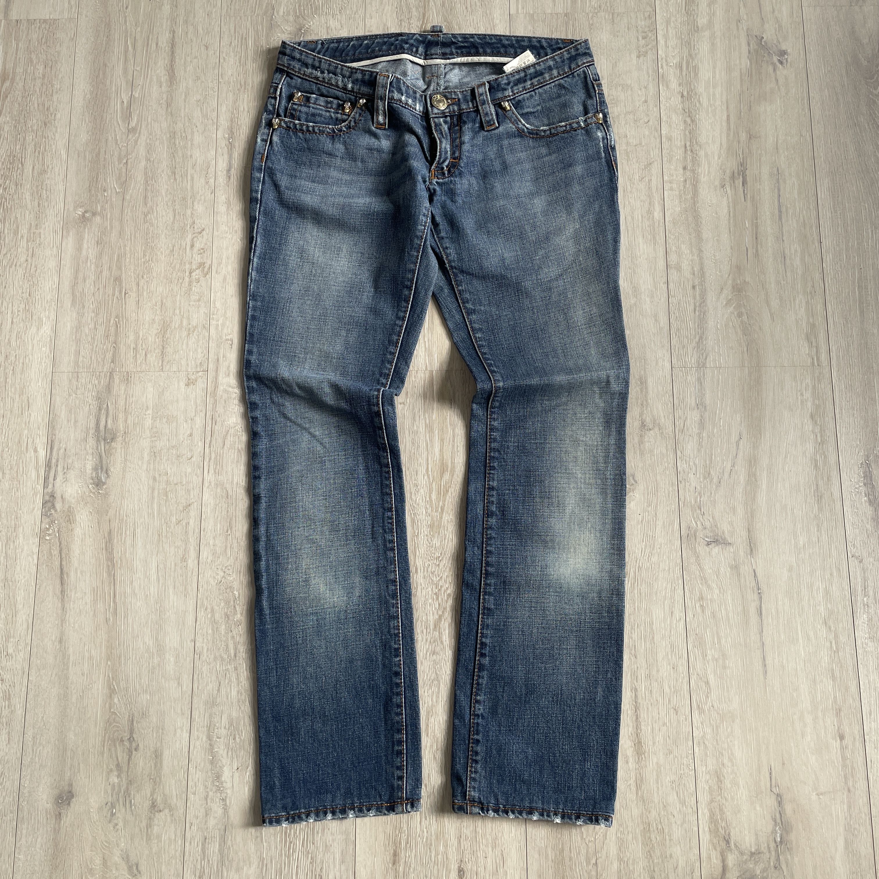 Dsquared2 Dsquared2 AW05 skull stud jeans Size 29" - 1 Thumbnail