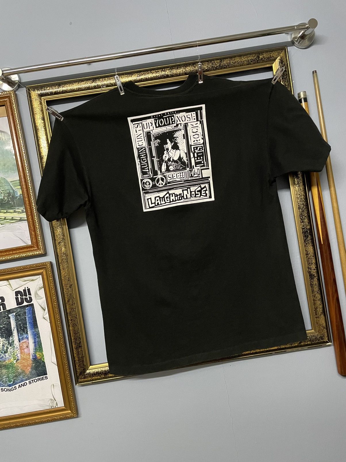 Vintage Vintage 90s Laughin Nose Cunts Up Og Punk Japan Band Tshirt Size US L / EU 52-54 / 3 - 7 Thumbnail