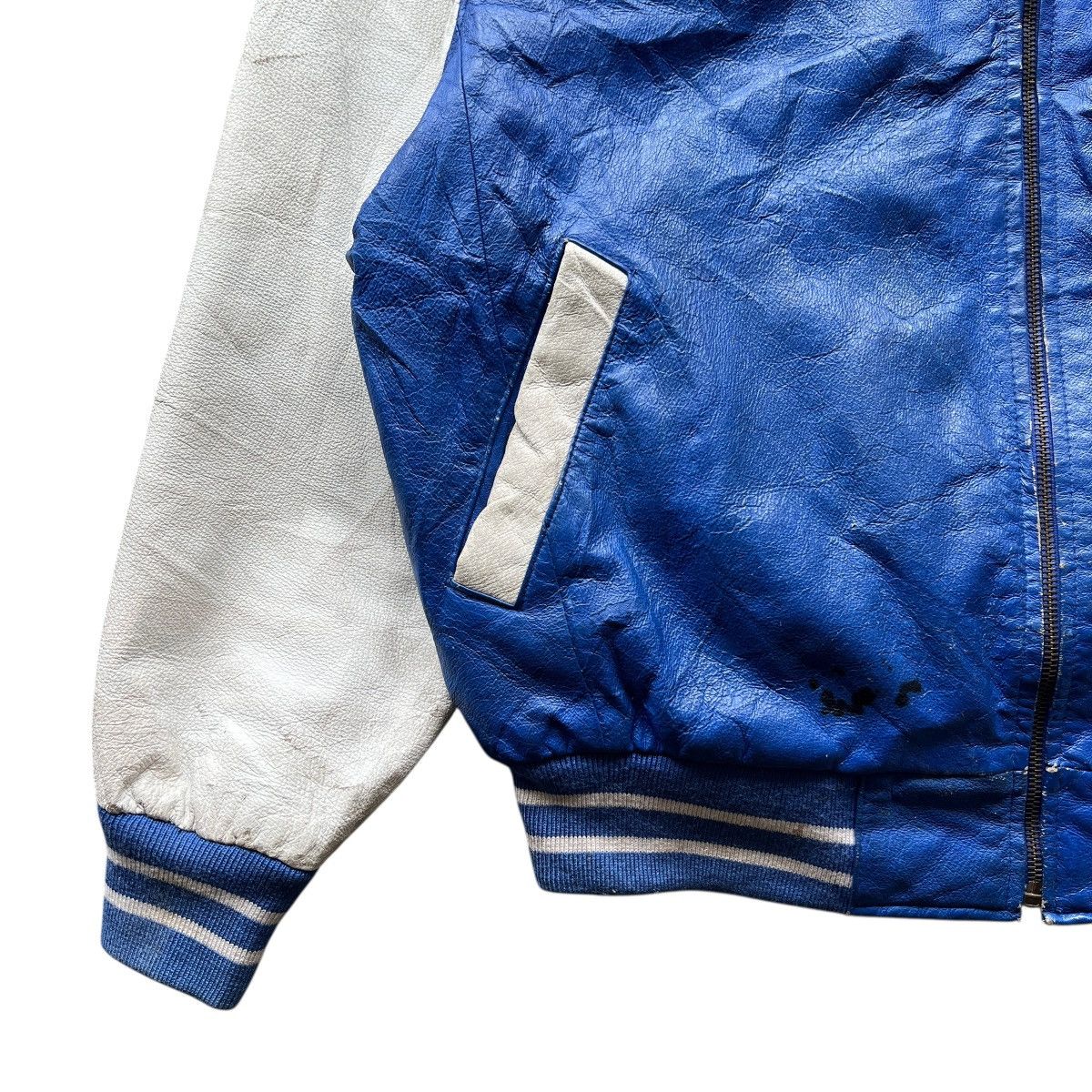 Vintage Vintage kentucky Wildcat Leather Bomber Jacket Size US L / EU 52-54 / 3 - 6 Thumbnail