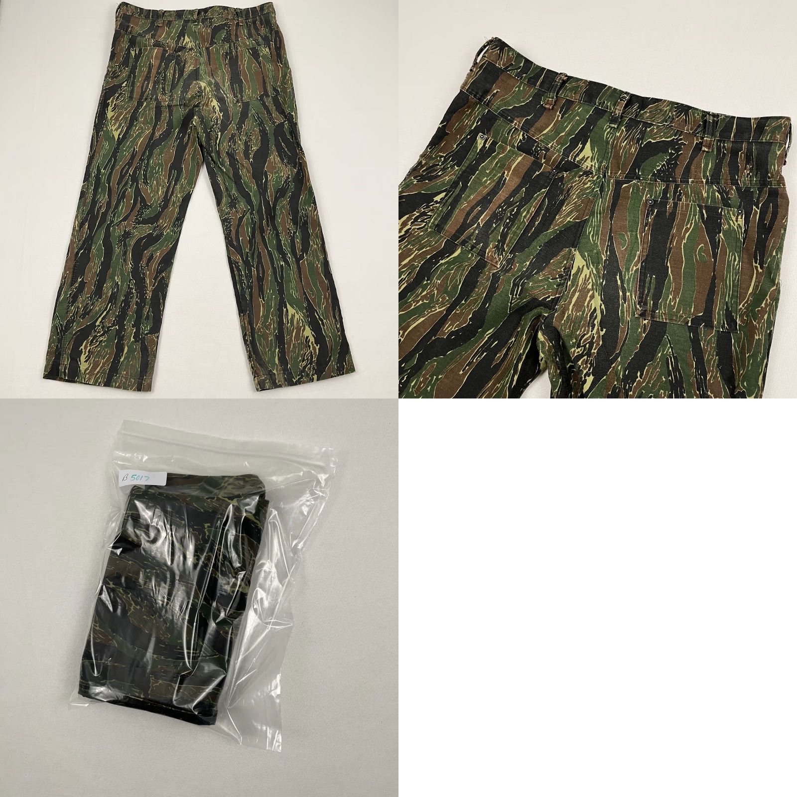 Vintage VINTAGE Bass Pro Pants Mens 38 x 28 Tiger Stripe Camo Hunting Military Outdoor Pants Mens 38 Inseam 28 Straight CVT? Size US 38 / EU 54 - 8 Thumbnail