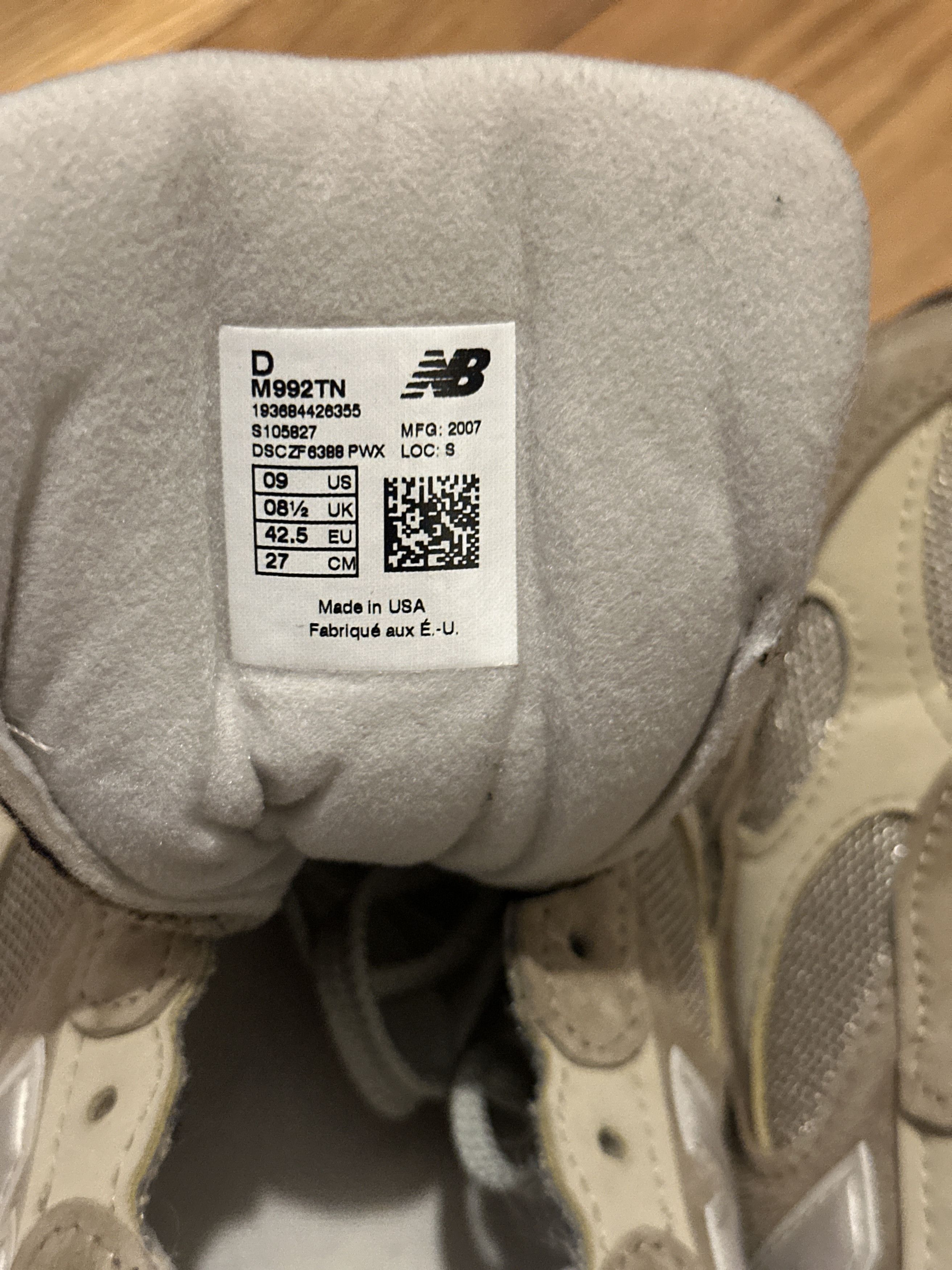 New Balance New Balance Tan 992 Shoes Size US 9 / EU 42 - 5 Thumbnail