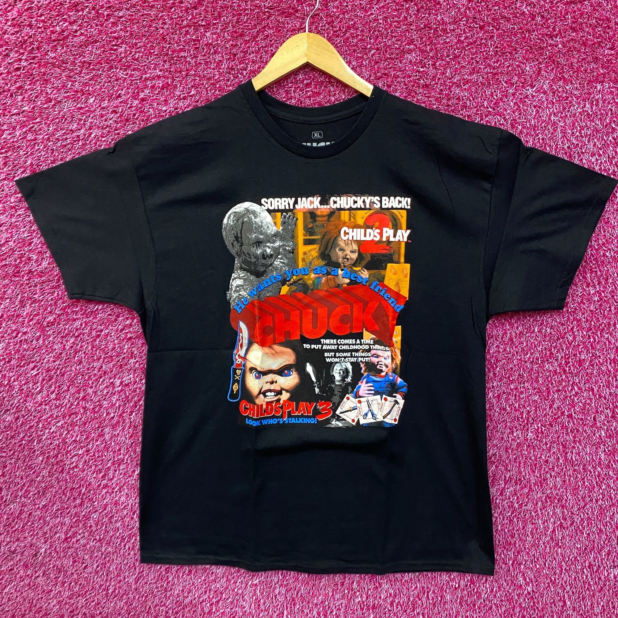 Ripple Junction Chucky Child's Play 3 Chuckys Back Horror Movie T-Shirt XL Size US XL / EU 56 / 4 - 1 Thumbnail