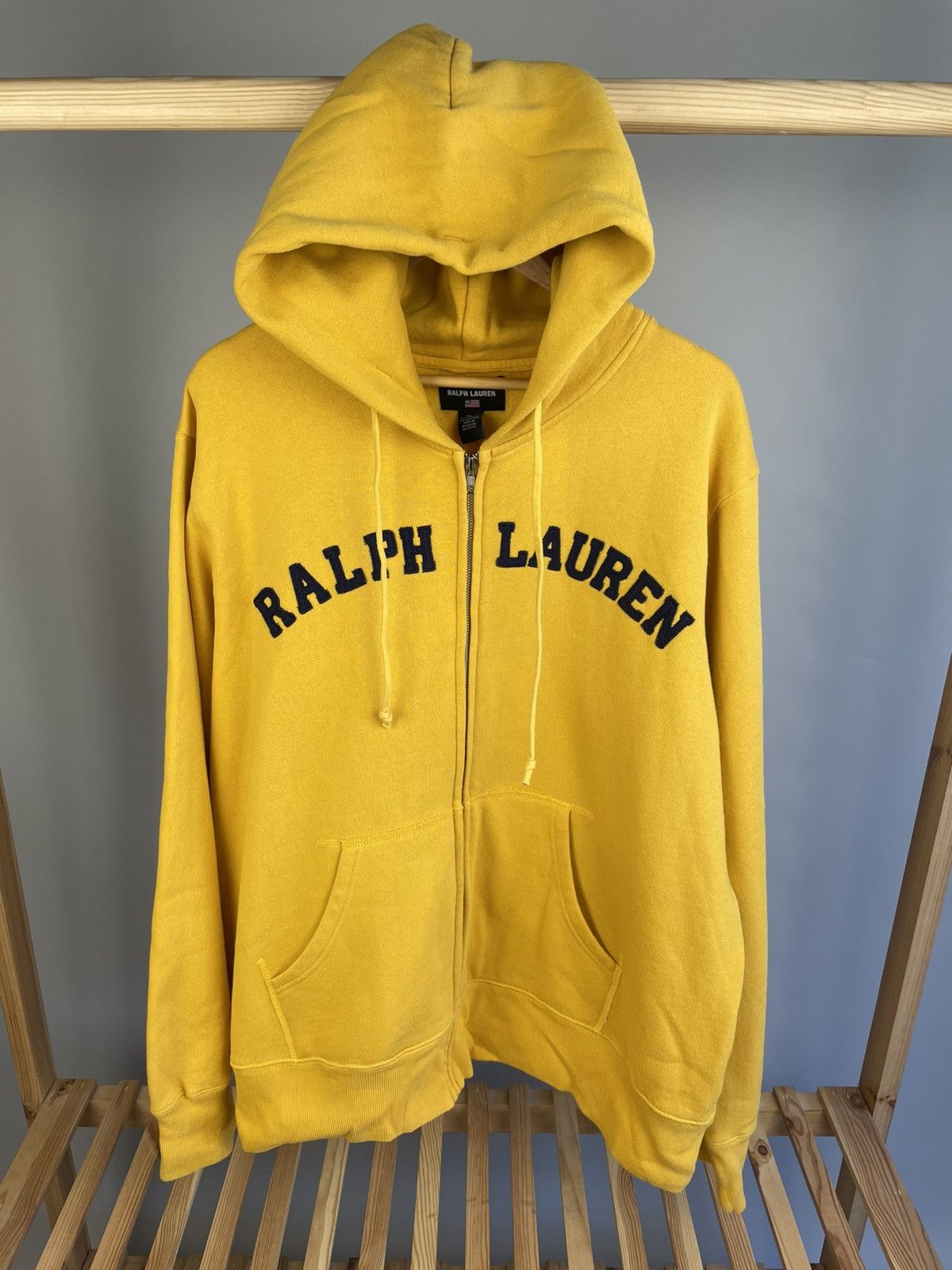Polo Ralph Lauren × Ralph Lauren × Vintage Polo jeans Ralph Lauren cotton zip hoodie size XL Size US XL / EU 56 / 4 - 1 Thumbnail