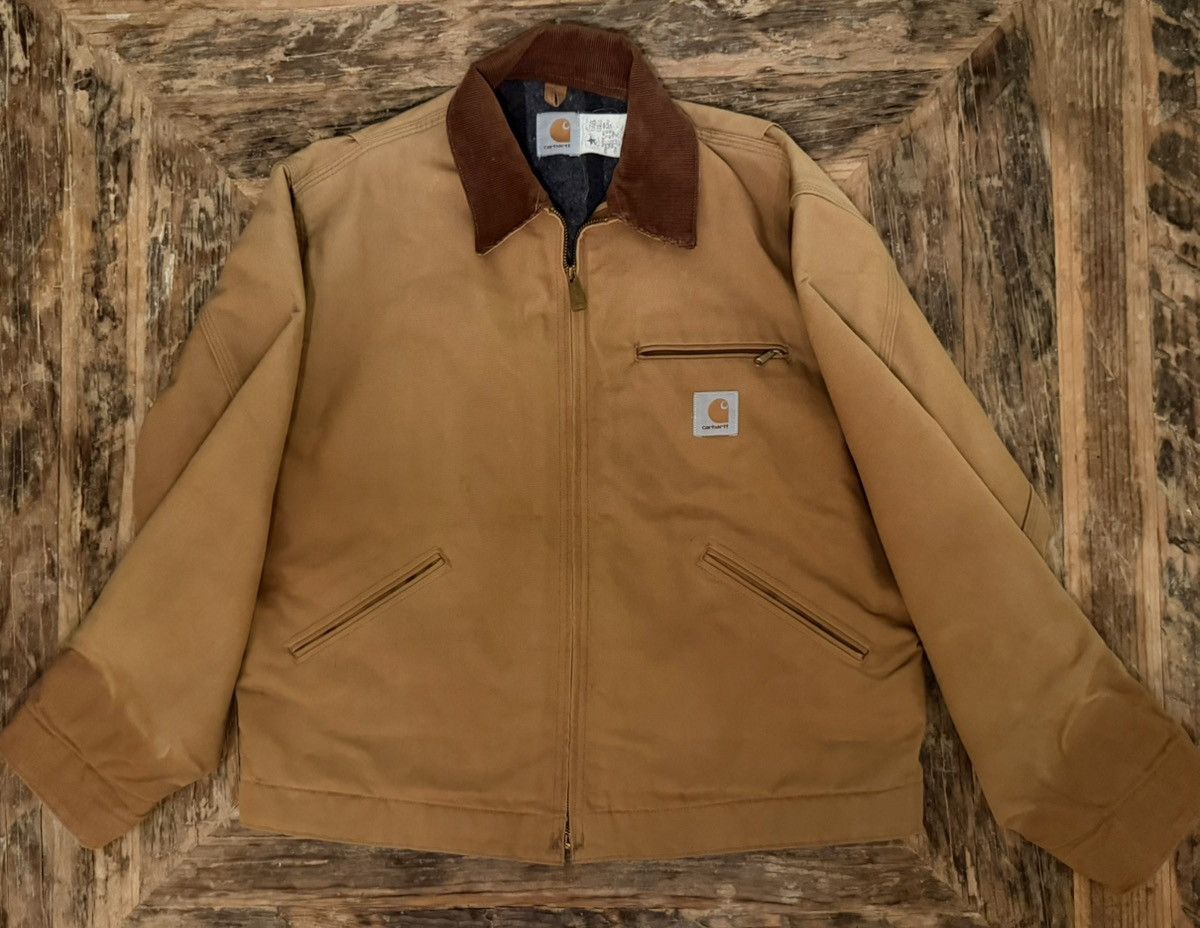 Carhartt Late 80s Carhartt Detroit Size US XL / EU 56 / 4 - 1 Thumbnail