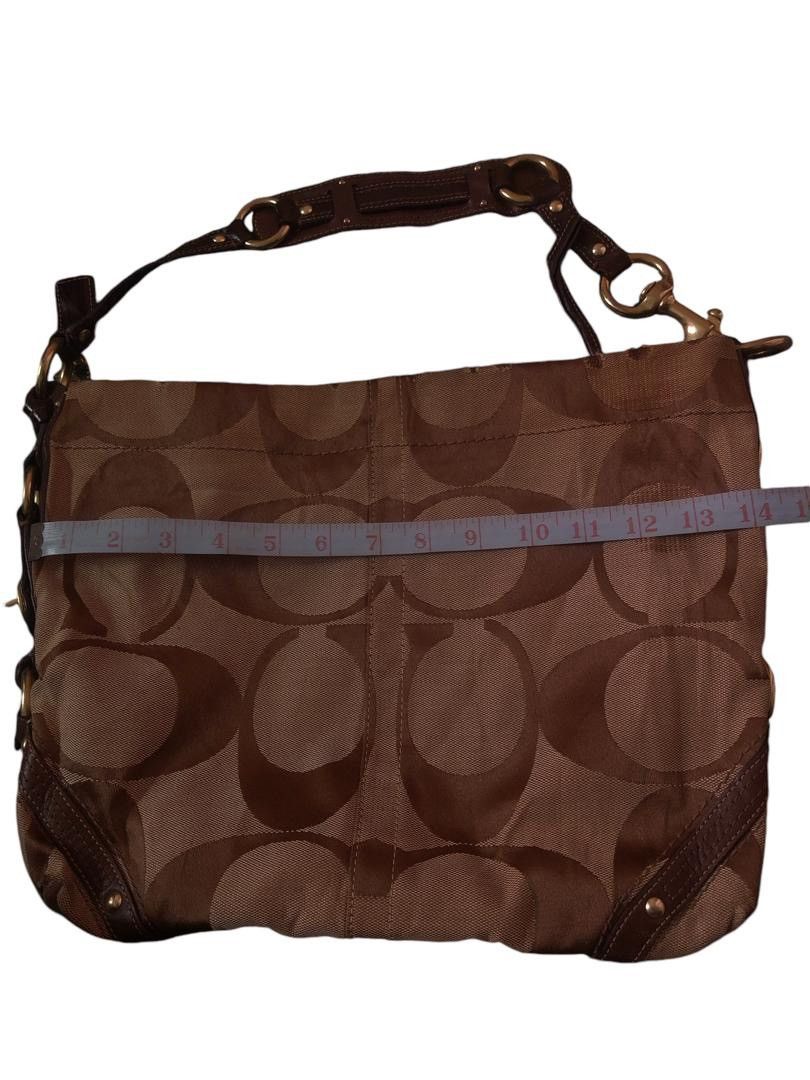 Coach × Vintage Vintage Monogram Coach Hand Bag.: Size ONE SIZE - 4 Thumbnail