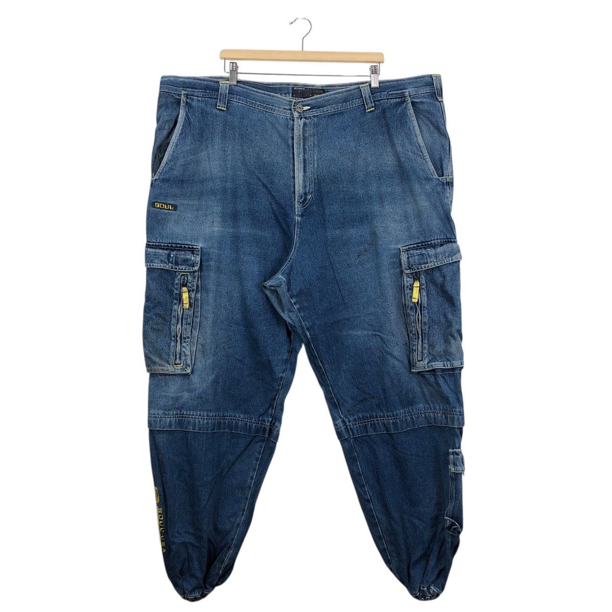 Southpole Vintage y2k SOUL HIPHOP RAP Streetwear Big Size Cargo Jogger Size US 44 / EU 60 - 1 Thumbnail