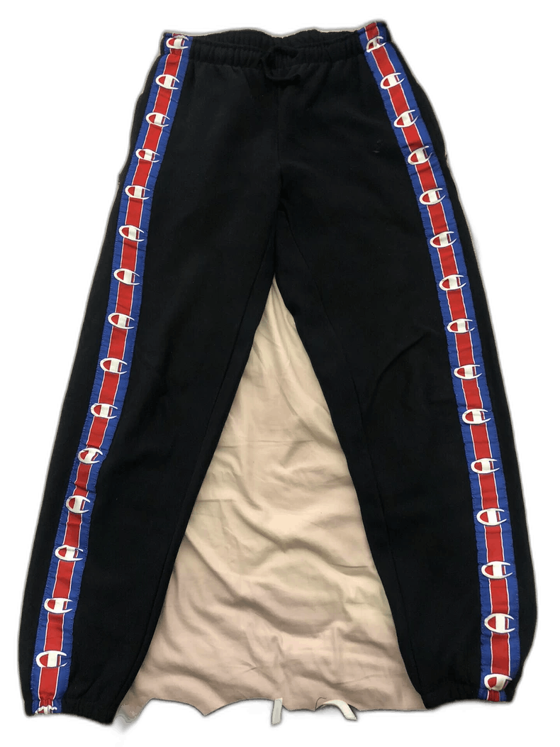 Vetements vetements black track pants with stripes Size US 32 / EU 48 - 1 Thumbnail