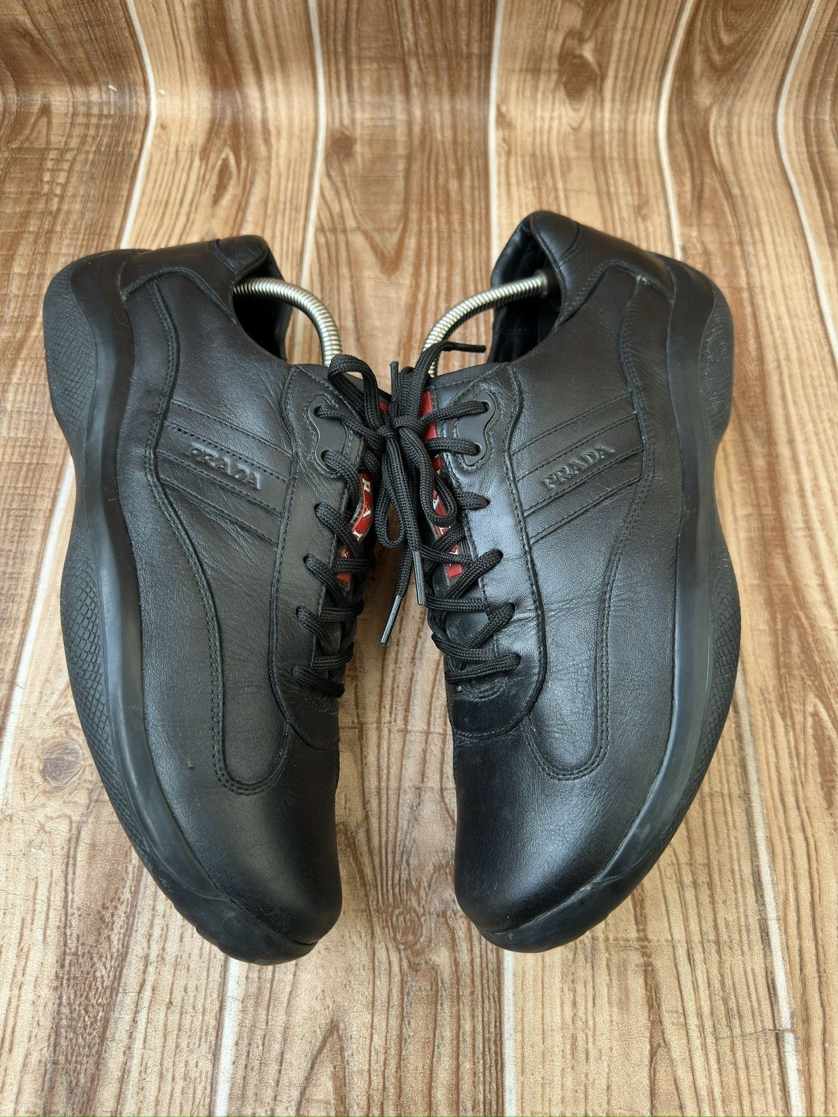 Prada PRADA Americas Cup Black Sneaks DNC096 Size US 10.5 / EU 43-44 - 9 Thumbnail