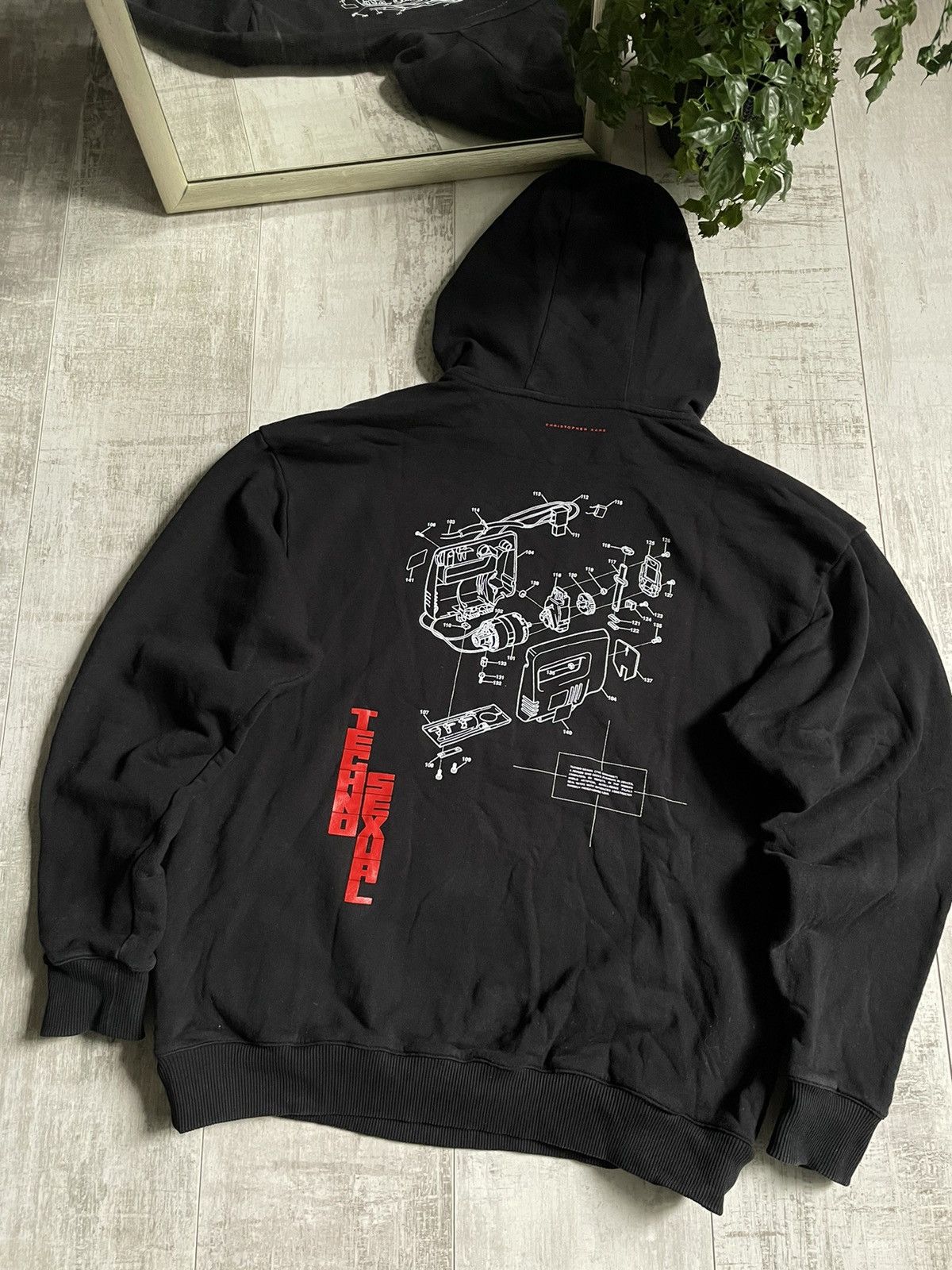 Christopher Kane Christopher Kane Techno Sexual Hoodie Black RARE Size US S / EU 44-46 / 1 - 4 Thumbnail