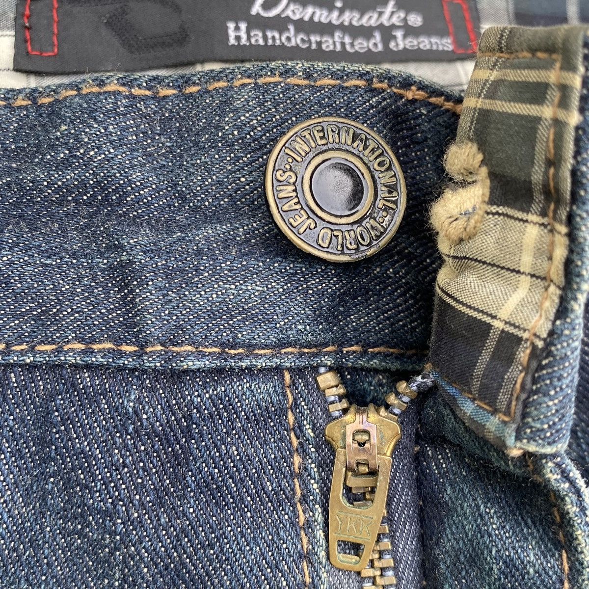 Hysteric Glamour × Japanese Brand Dominate Handcrafted Zipper J-Curve Denim Jeans Size US 34 / EU 50 - 19 Thumbnail
