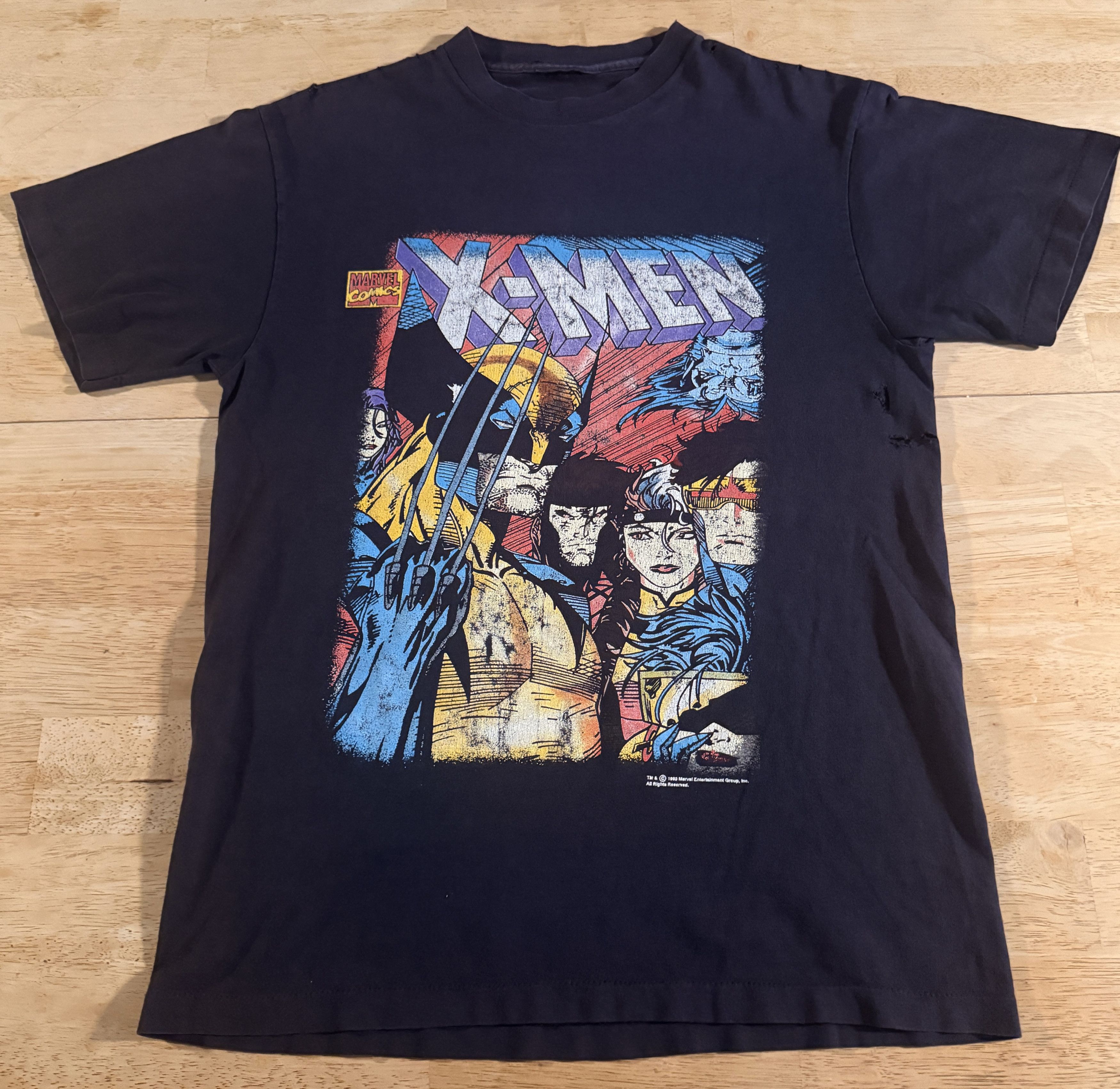 Vintage X-Men Marvel Comics M 1993 Vintage Shirt Wolverine Size US M / EU 48-50 / 2 - 2 Thumbnail