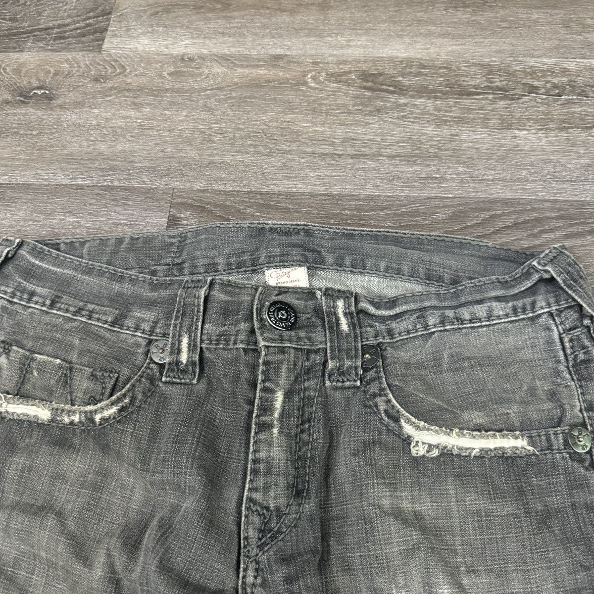 Japanese Brand × True Religion × Vintage Vintage Y2K True Religion faded distressed jeans Size US 34 / EU 50 - 5 Thumbnail