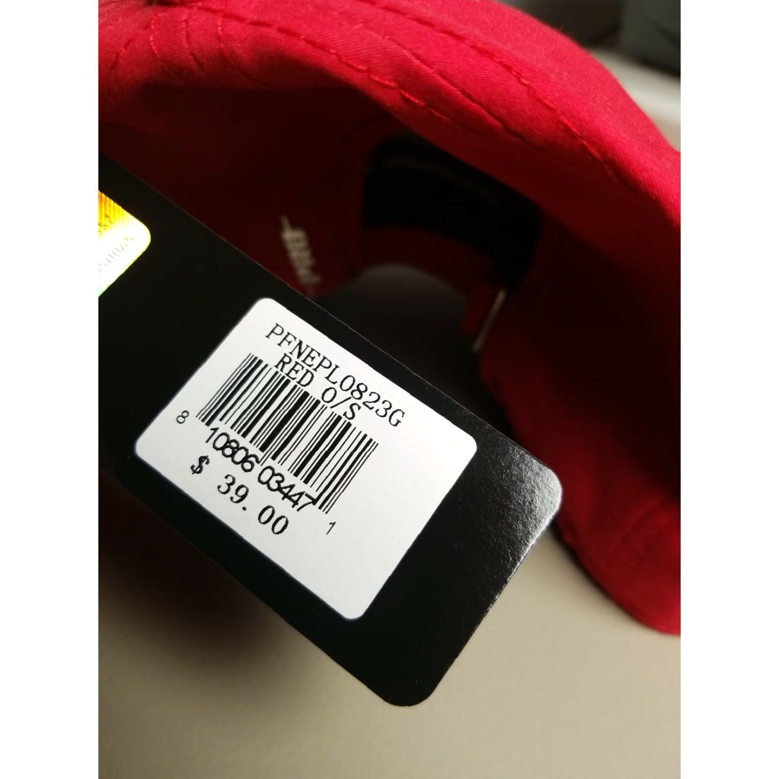 Pro Standard Pro standard Mens Strapback Adjustable New England Patriots Red Hat Size ONE SIZE - 4 Thumbnail