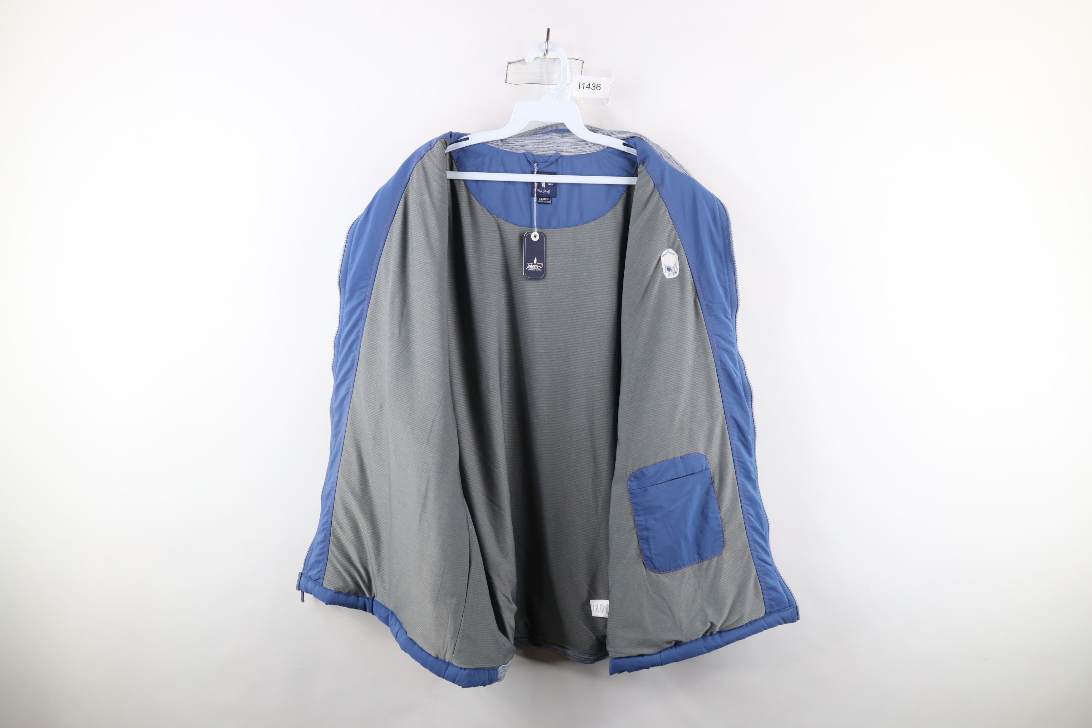 Vintage × johnnie-O New Johnnie O Full Zip Golfing Puffer Vest Jacket Blue Size US XL / EU 56 / 4 - 8 Thumbnail