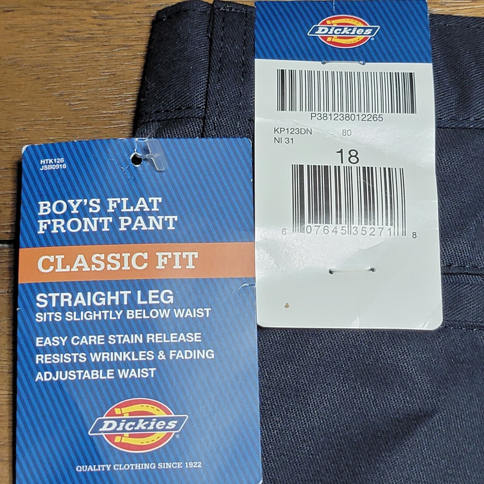 Dickies Dickies Dark Blue Classic Fit Pants - Size 18 NWT Size 40" / US 18 - 6 Thumbnail