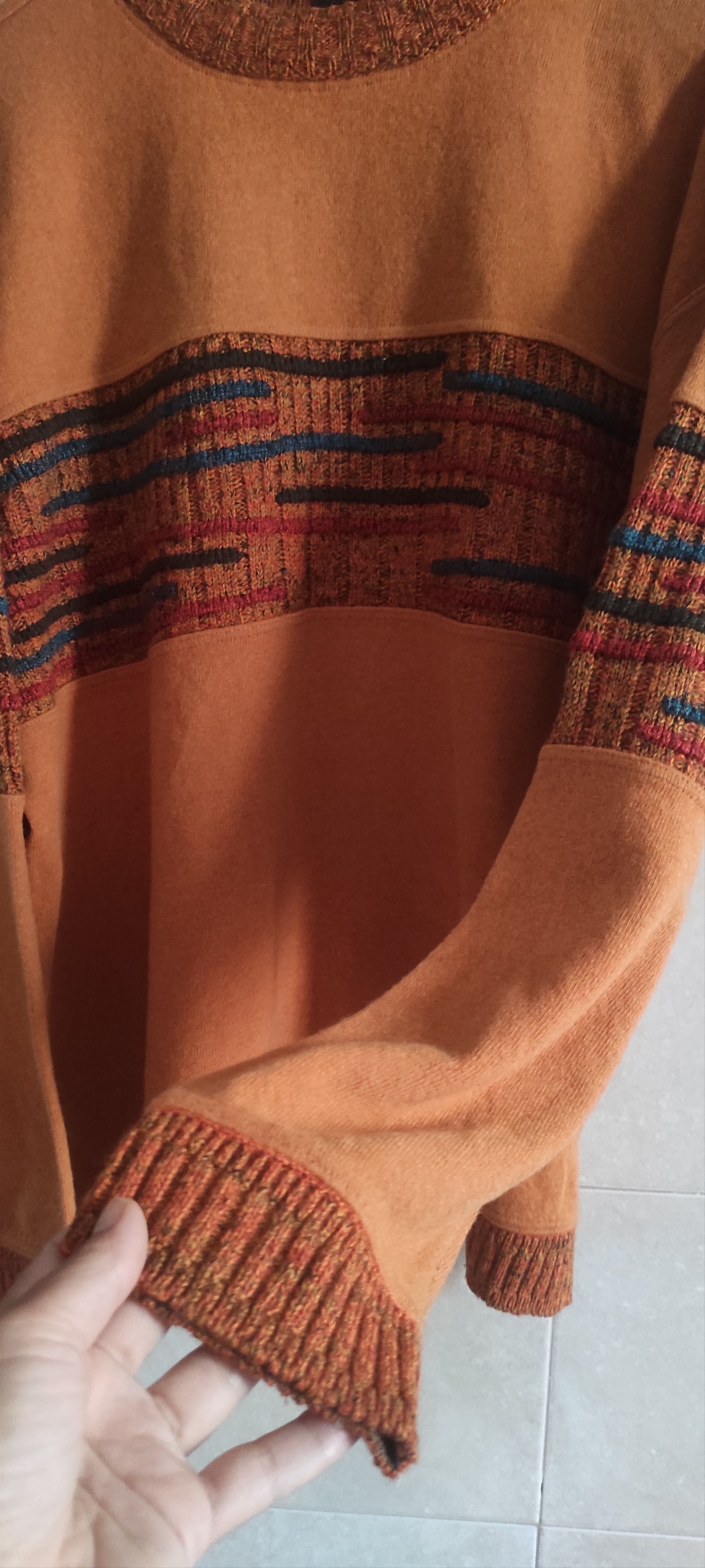 Carlo Colucci Carlo Colucci Sweater Multicolor Striped Knit Pullover 90s Size US XL / EU 56 / 4 - 24 Thumbnail