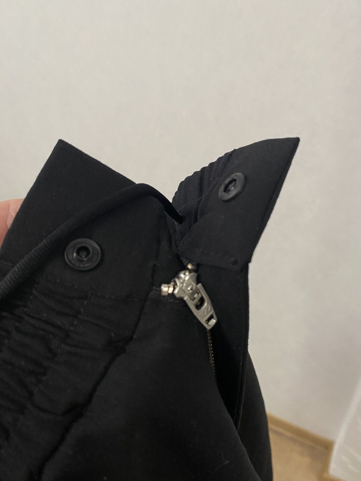 Y-3 Adidas Y-3 Yohji Yamamoto Black Trousers Size: 2XS Size 25" / US 0 / IT 36 - 6 Thumbnail