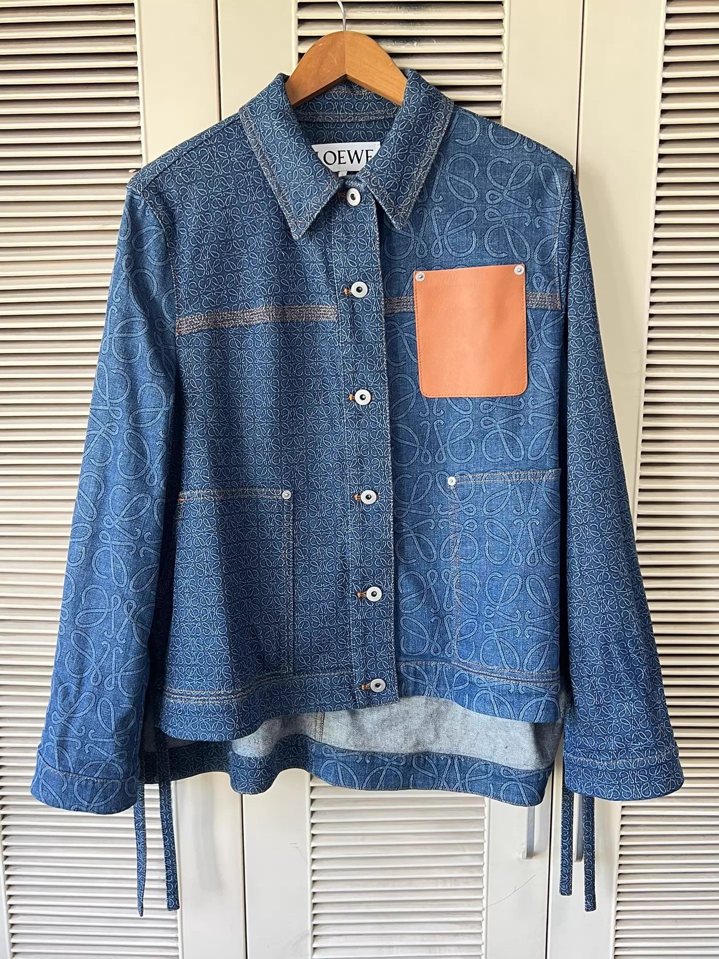 Loewe LOEWE Structured Denim Jacket 38 Fine Details Size XS / US 0-2 / IT 36-38 - 1 Thumbnail