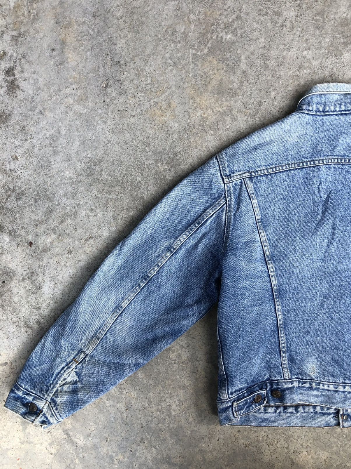 Levi's Vintage 80s 70s Levi’s Blanket Lined Denim Jacket Distressed Size US L / EU 52-54 / 3 - 9 Thumbnail