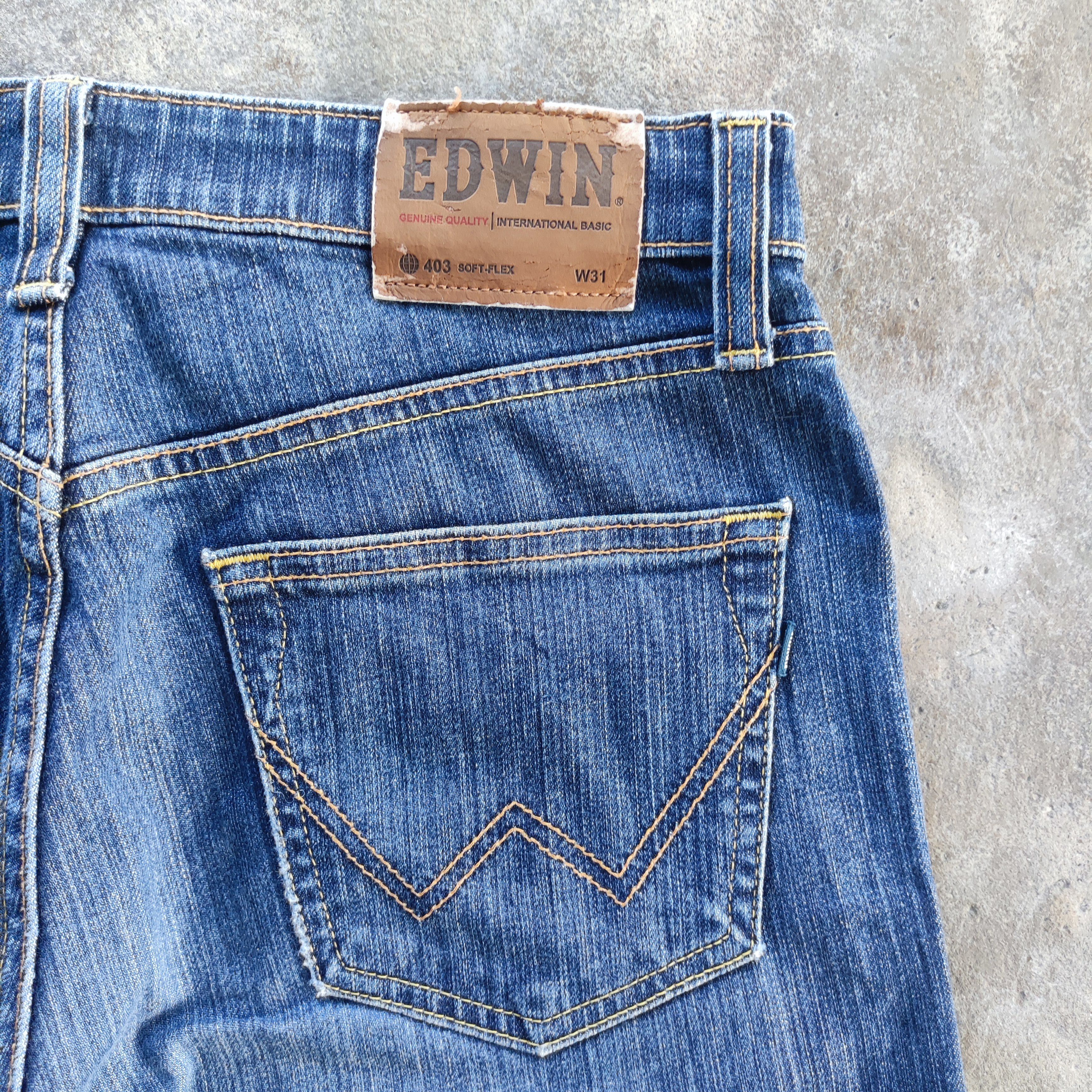 Edwin Vintage Edwin Brand Buggy Jeans Ripped Pants Size US 31 - 12 Thumbnail