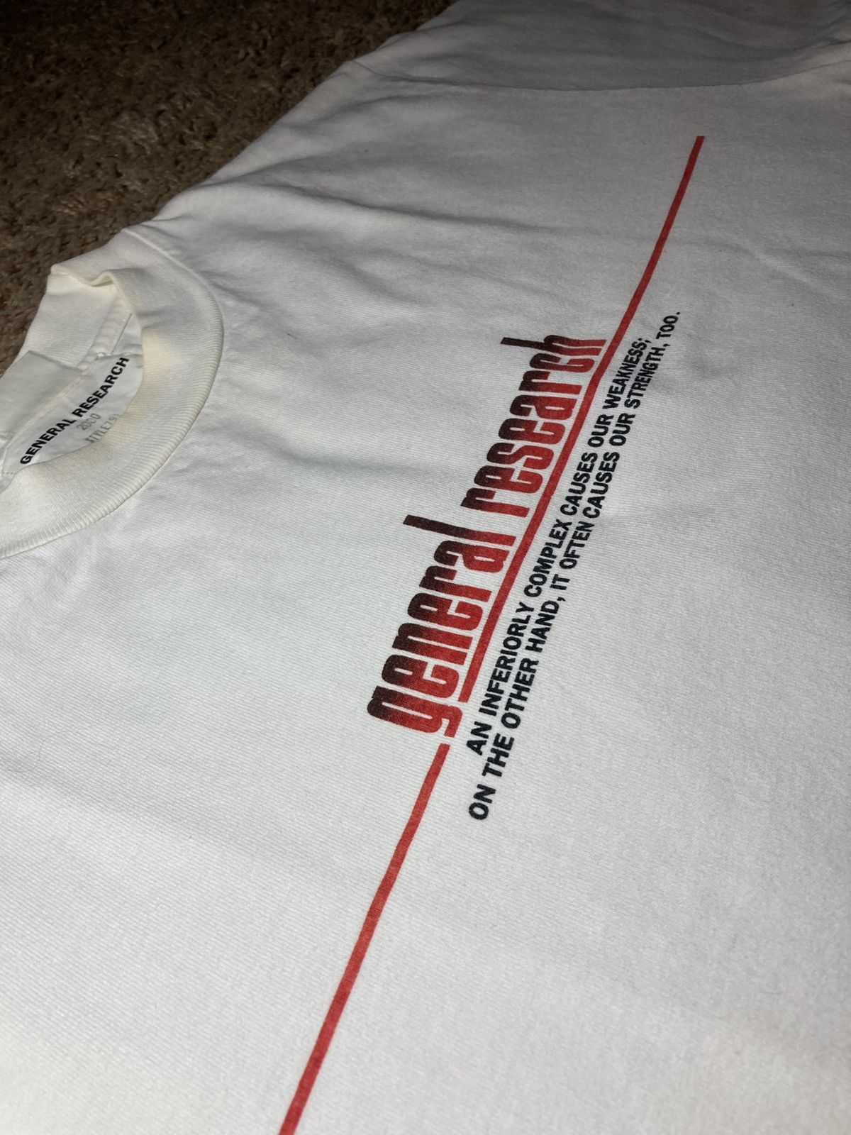 General Research 2000 General Research Logo Strength Weakness Graphic 90s GR Size US M / EU 48-50 / 2 - 5 Thumbnail
