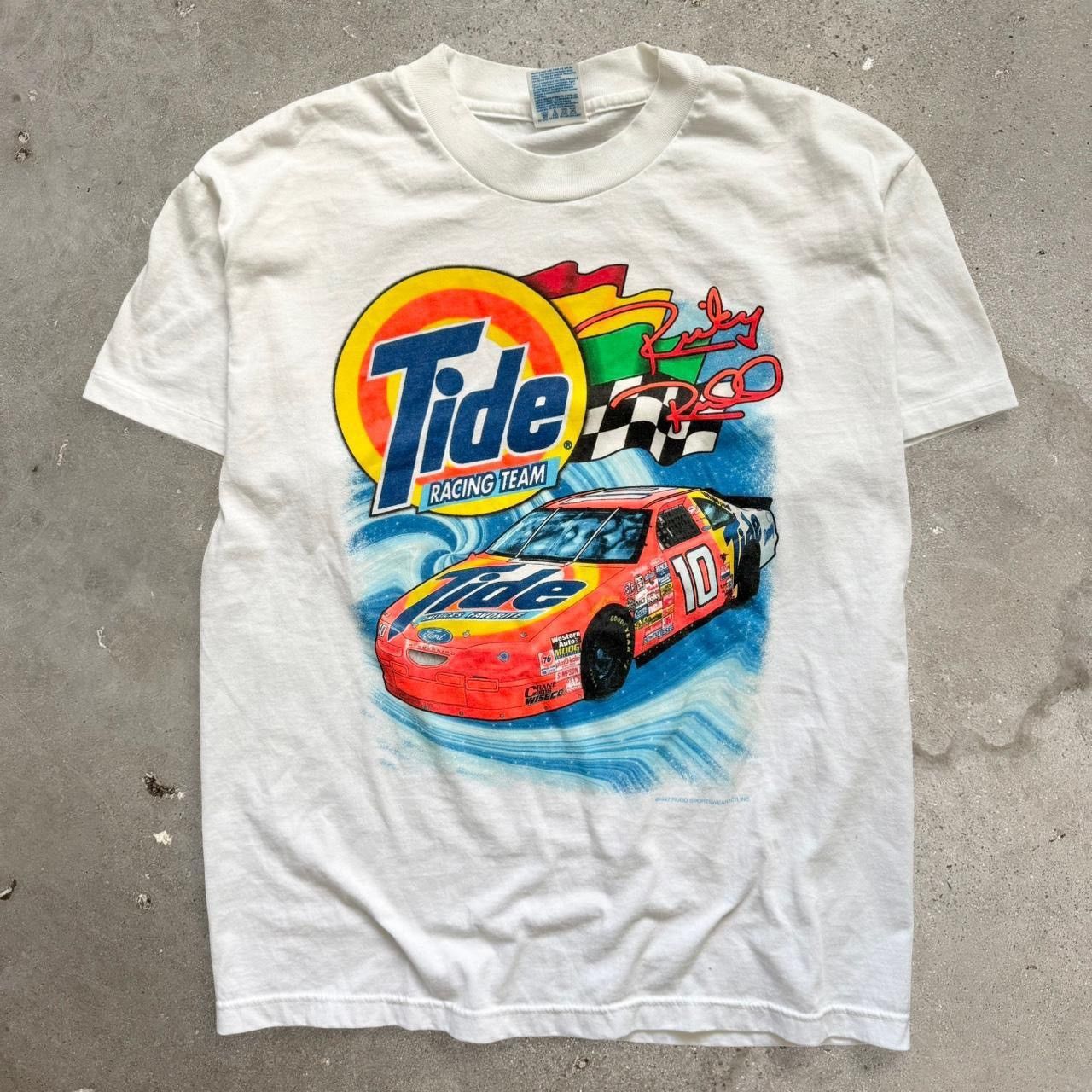 Vintage Vintage 90s Nascar Tide Racing Team T-Shirt | Grailed